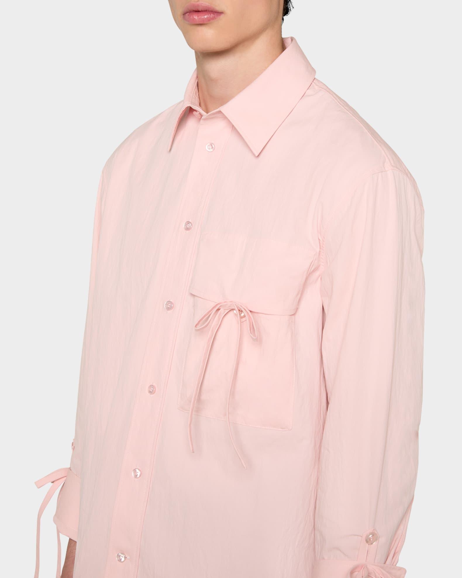 Men's Bow Detail Workwear Shirt Product Image