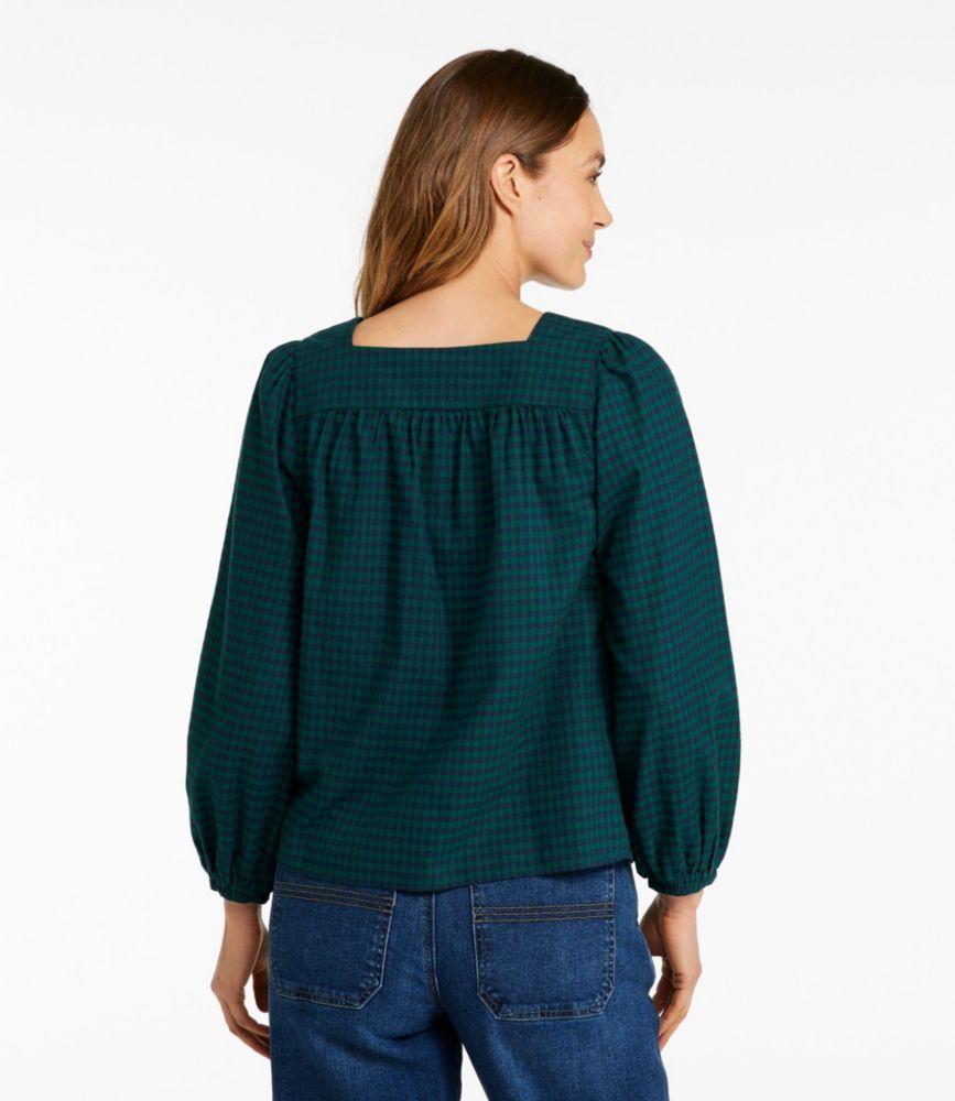 Women's Whisperweight Flannel Shirt, Squareneck Product Image