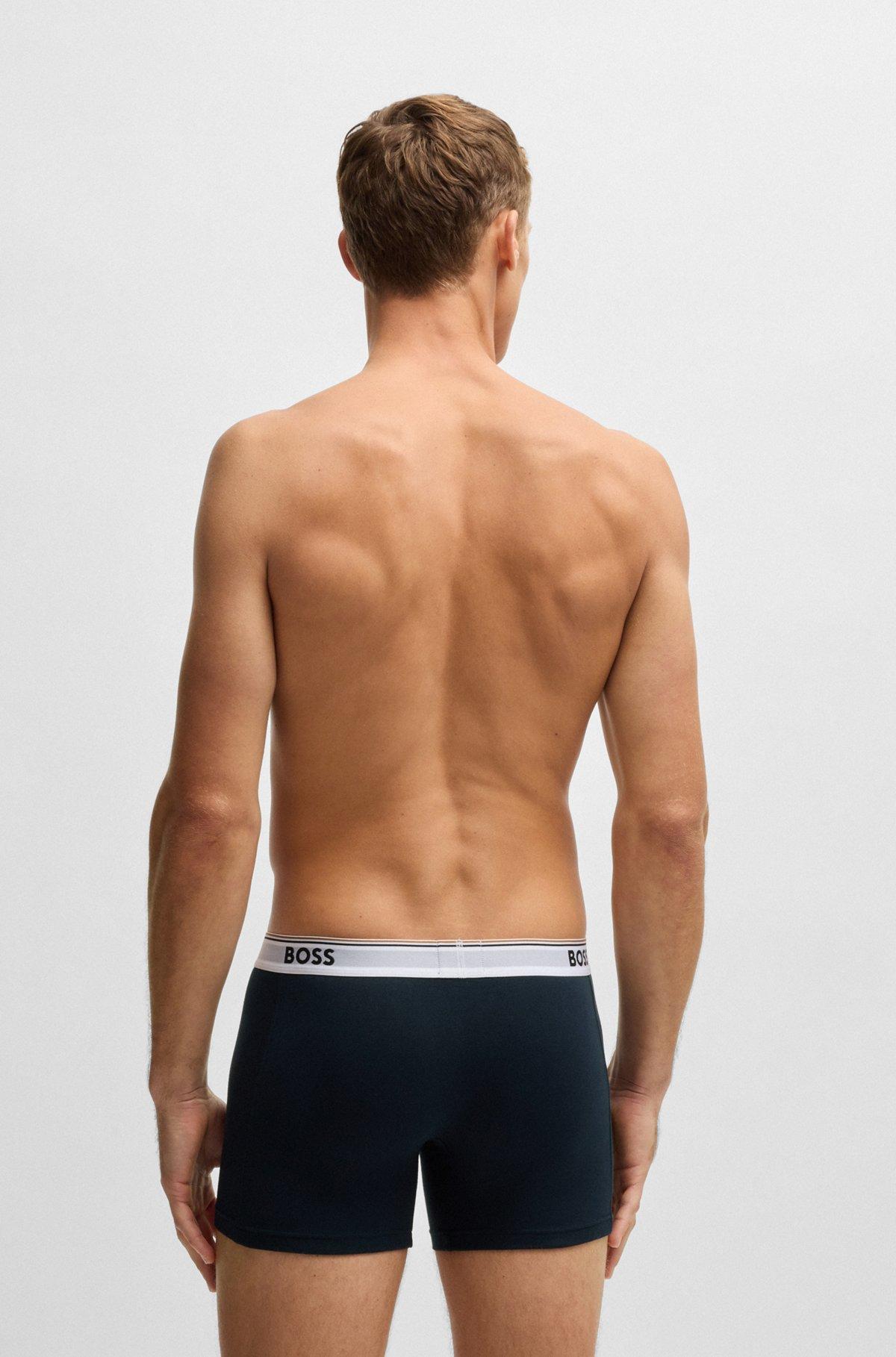 Three-pack of stretch cotton boxer briefs Product Image