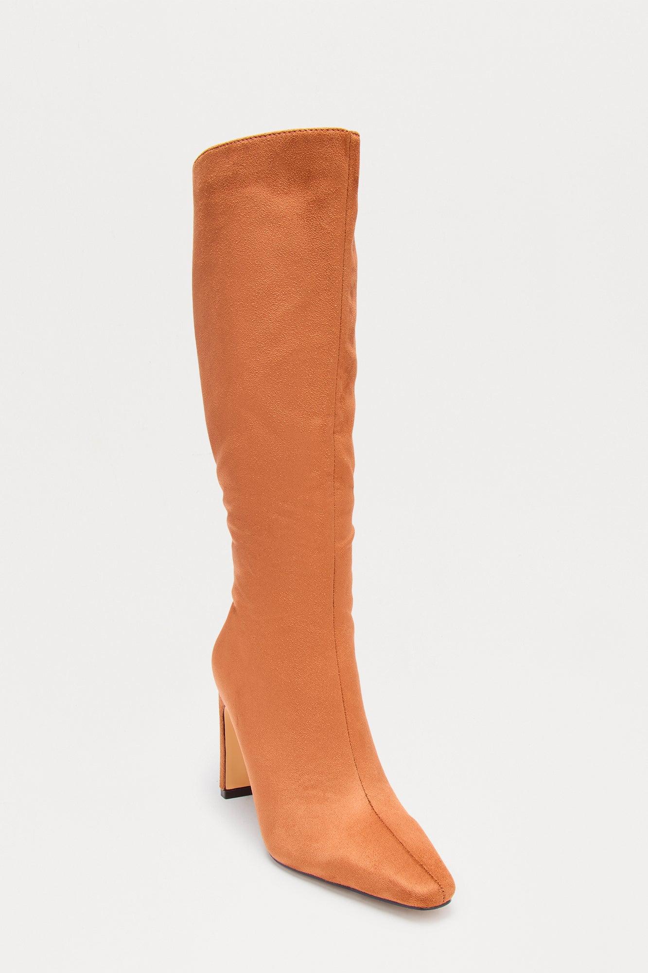 Bynes Knee High Boots - Camel Product Image