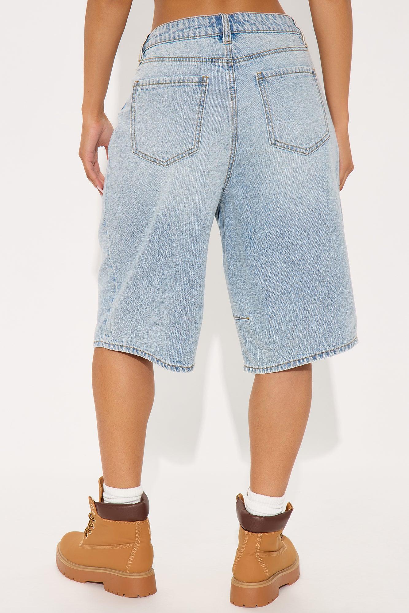Lennox Denim Jort - Vintage Wash Product Image
