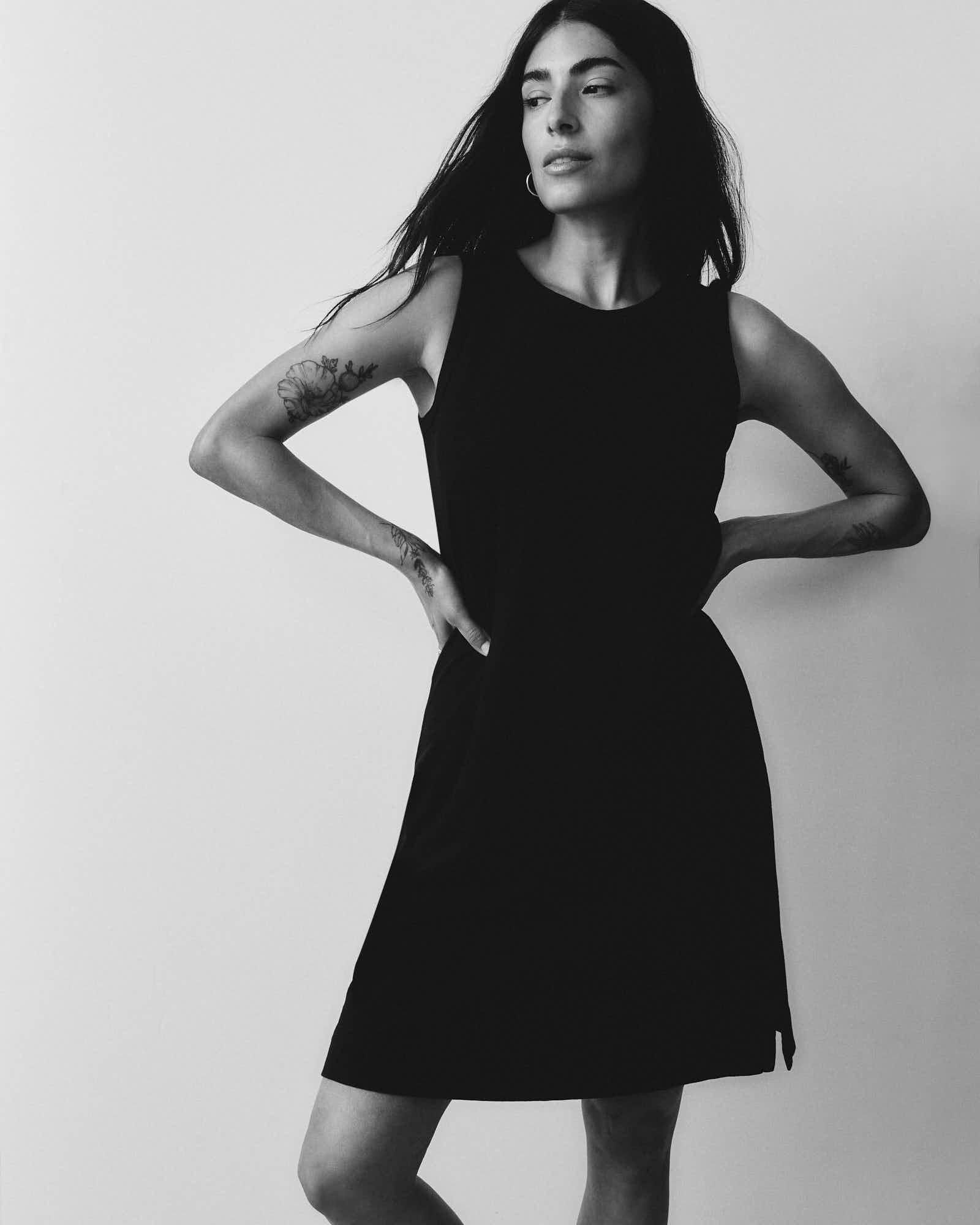 Women's Tank Dress - Black Product Image