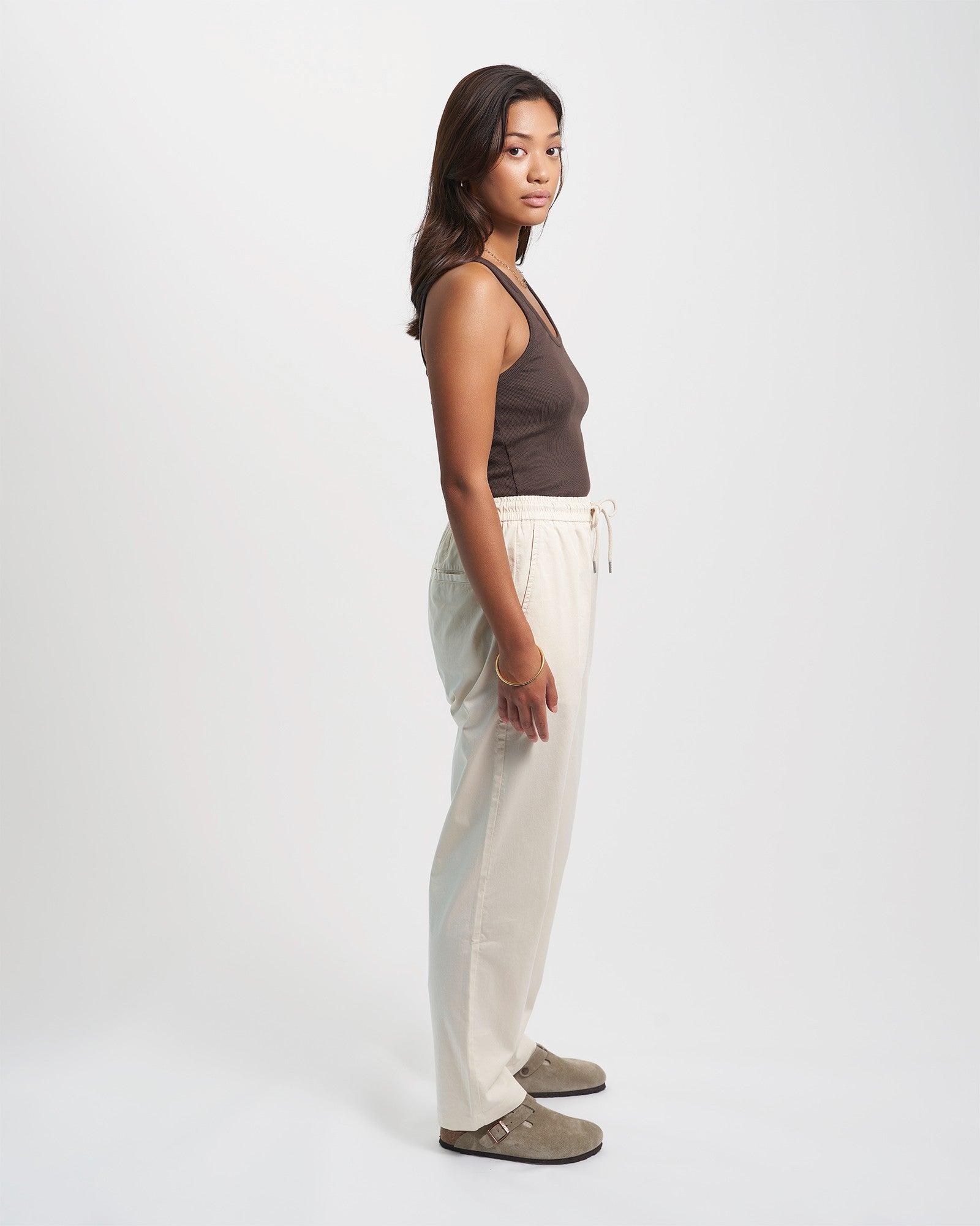 Organic Twill Pants - Hunter Green Product Image