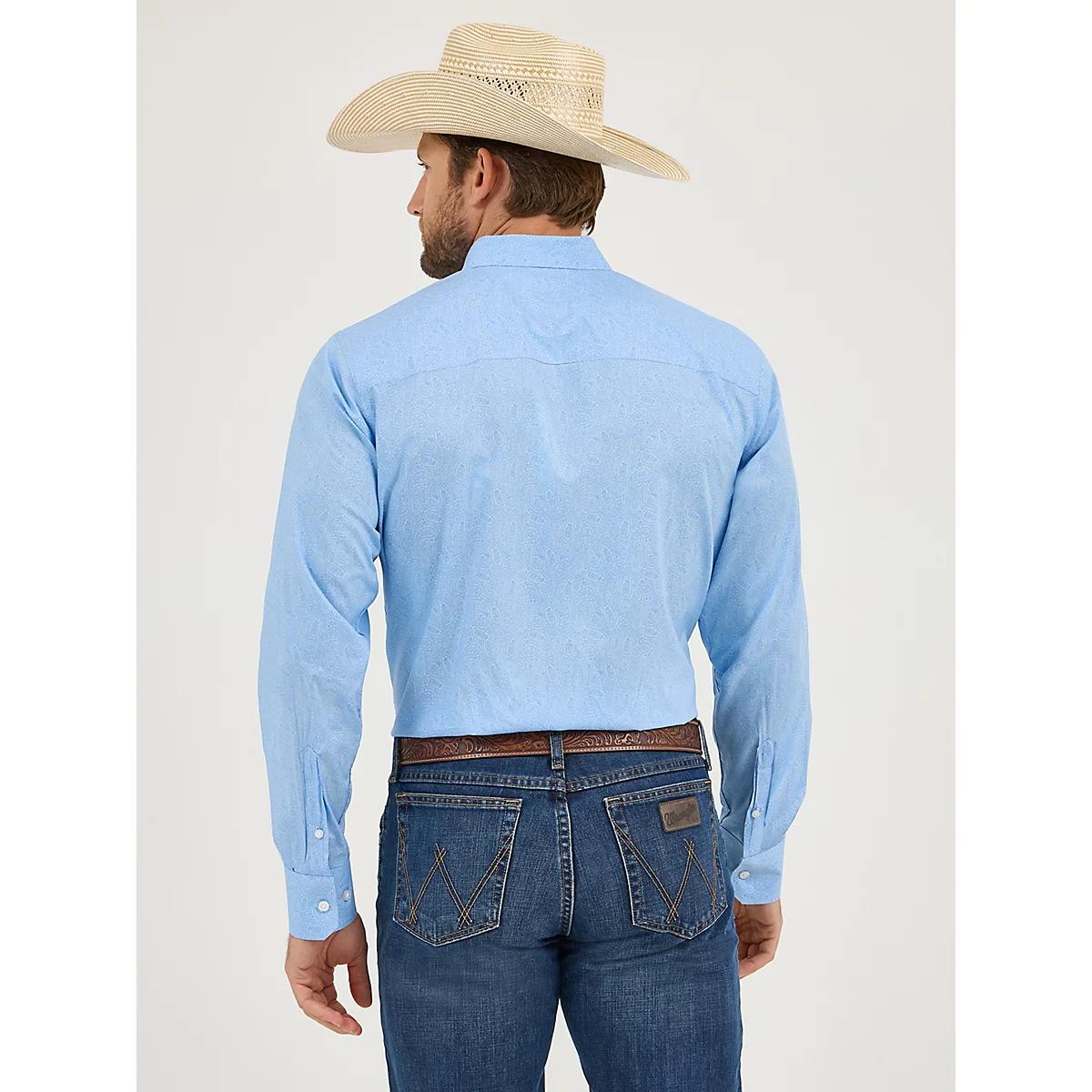 Men's Cody Johnson One Pocket Button Down Shirt in Ceramic Print Product Image