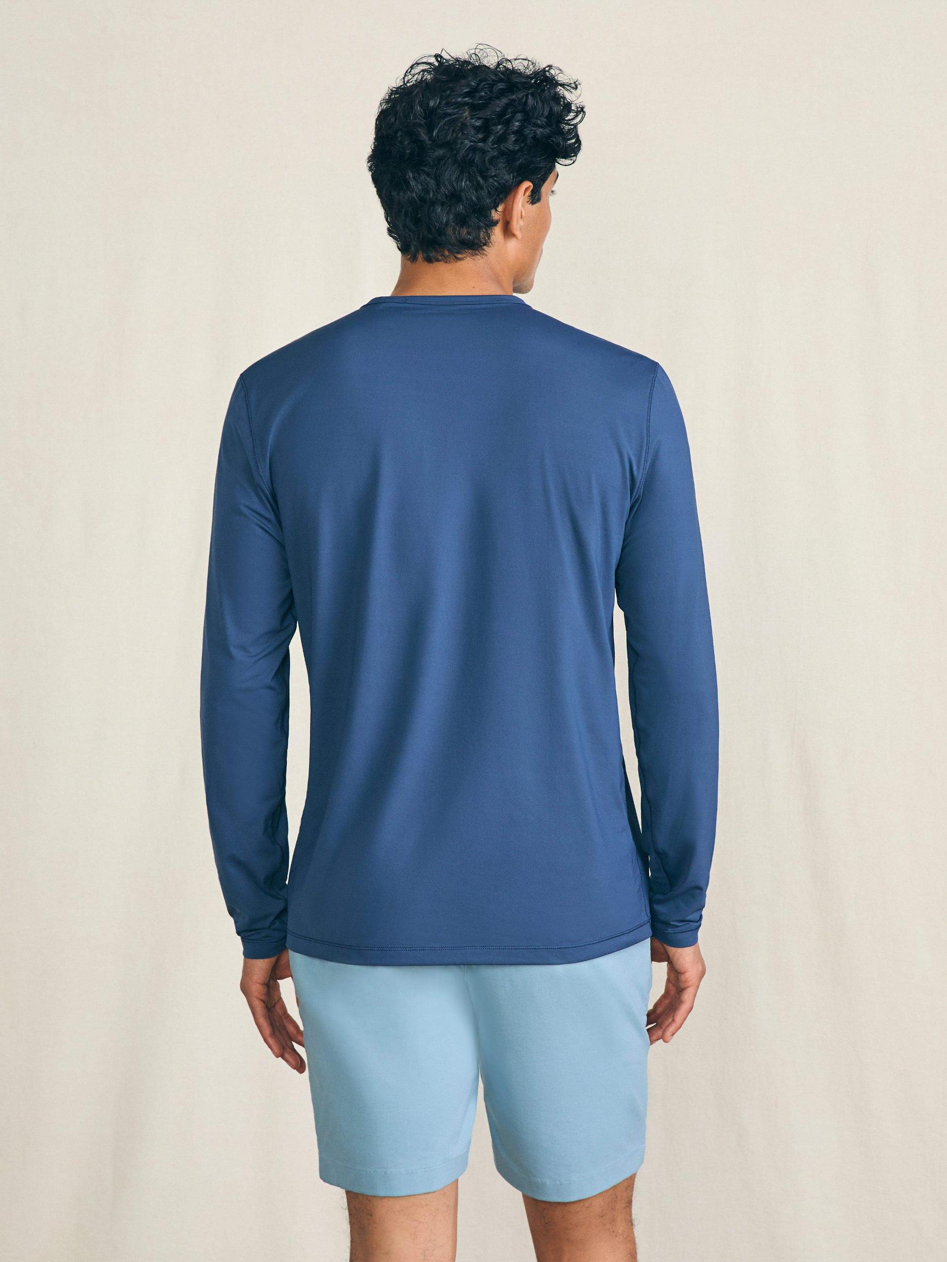 Long-Sleeve Surfrider Shorelite UPF Tee - Deep Navy Male Product Image