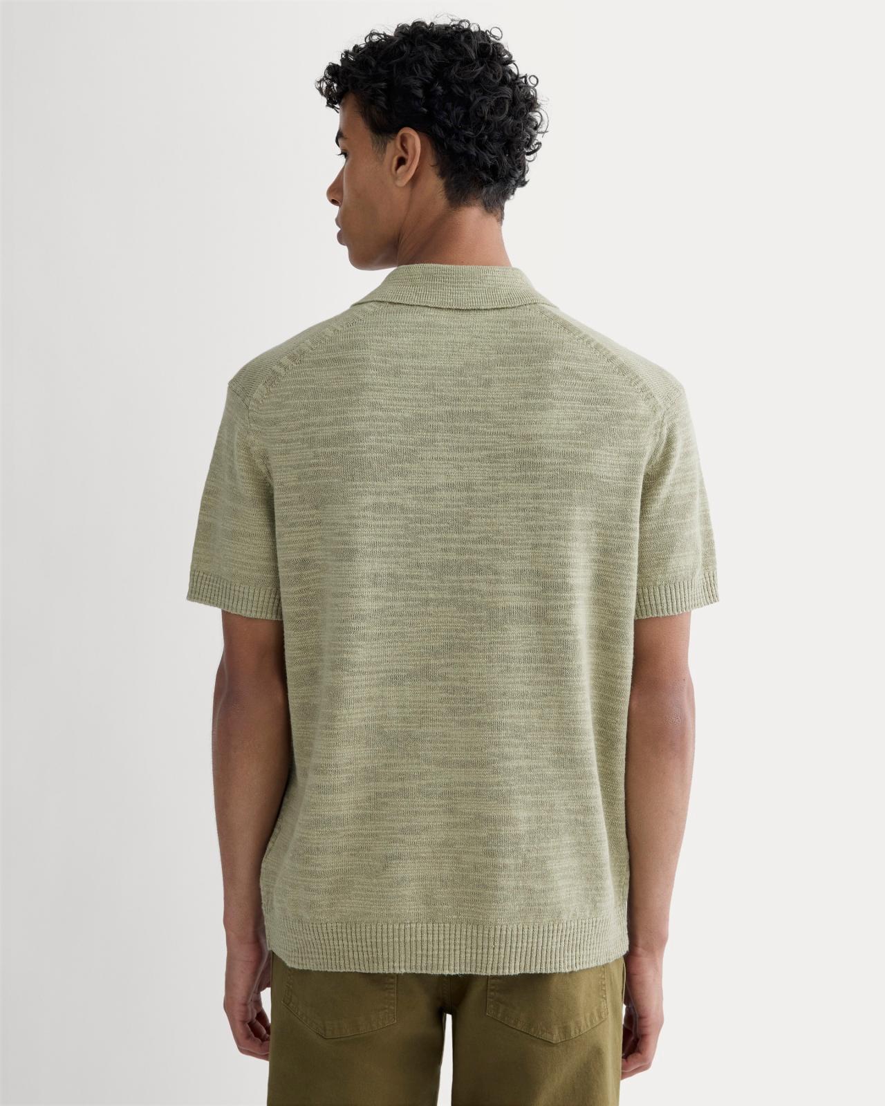 Mens Cotton Linen Polo T-Shirt by Everlane Product Image