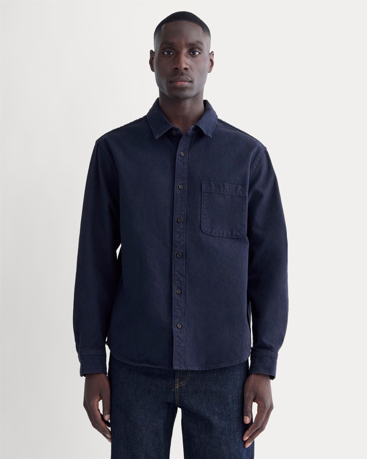 Mens Canvas Organic Cotton Overshirt Sweater by Everlane Product Image