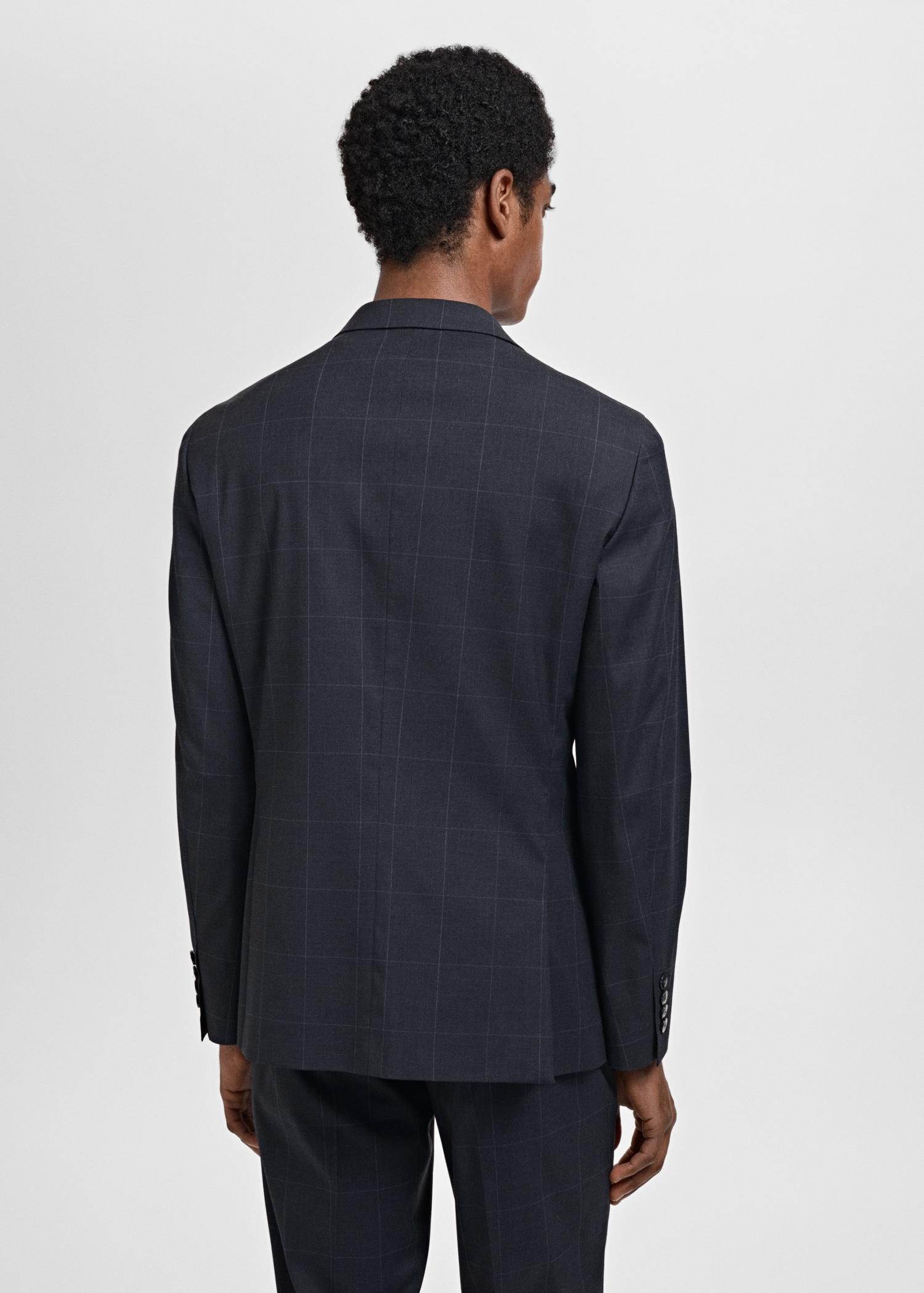 Super slim-fit suit jacket in stretch fabric - Men | MANGO USA Product Image