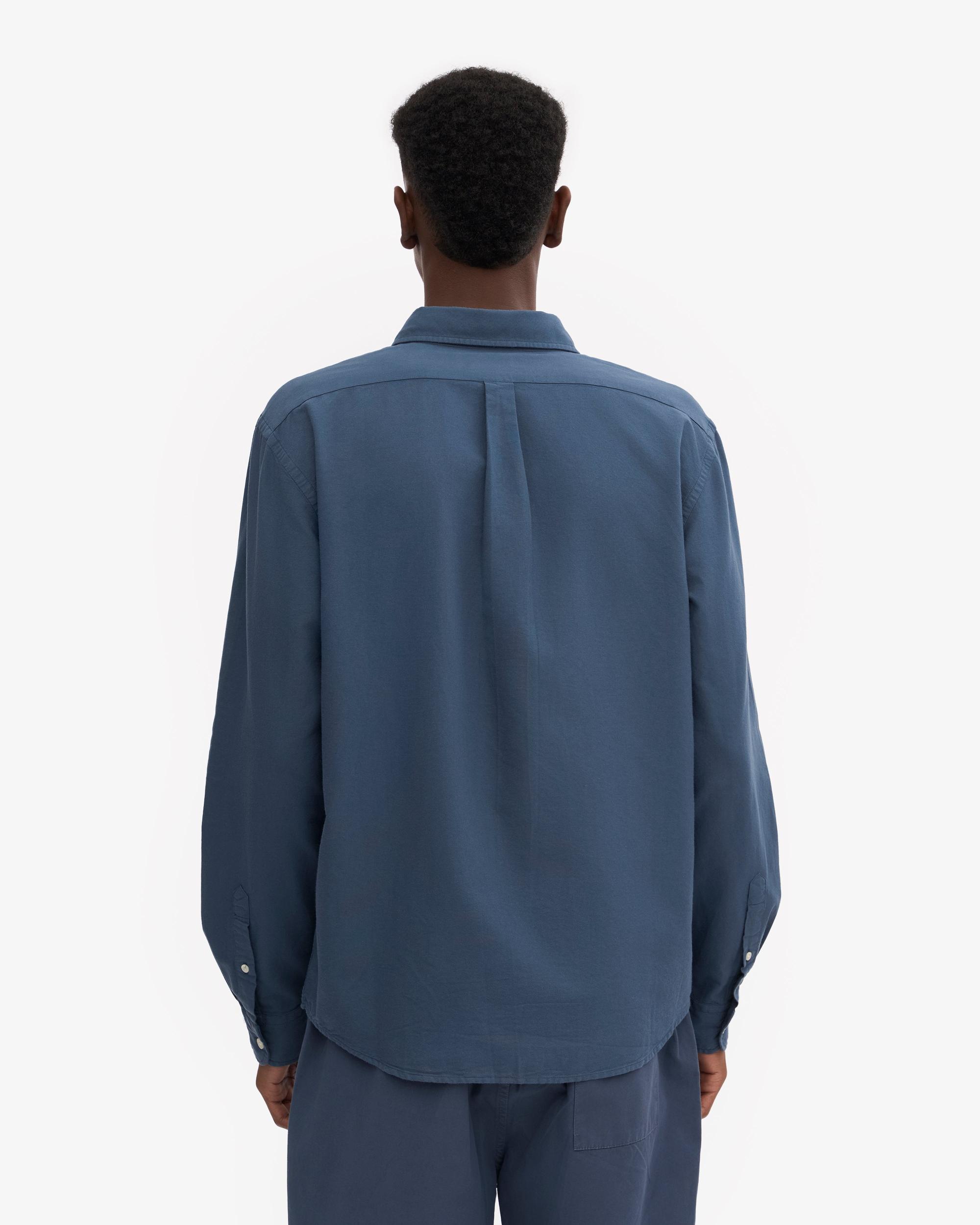 Organic Button Down Shirt - Ocean Green Product Image