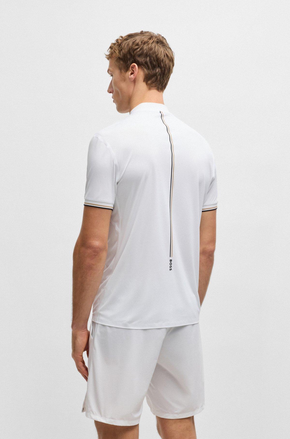 Active slim-fit polo shirt Product Image