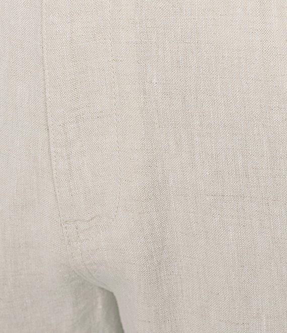 Caribbean Big & Tall Coastal Linen Flat Front Pants Product Image
