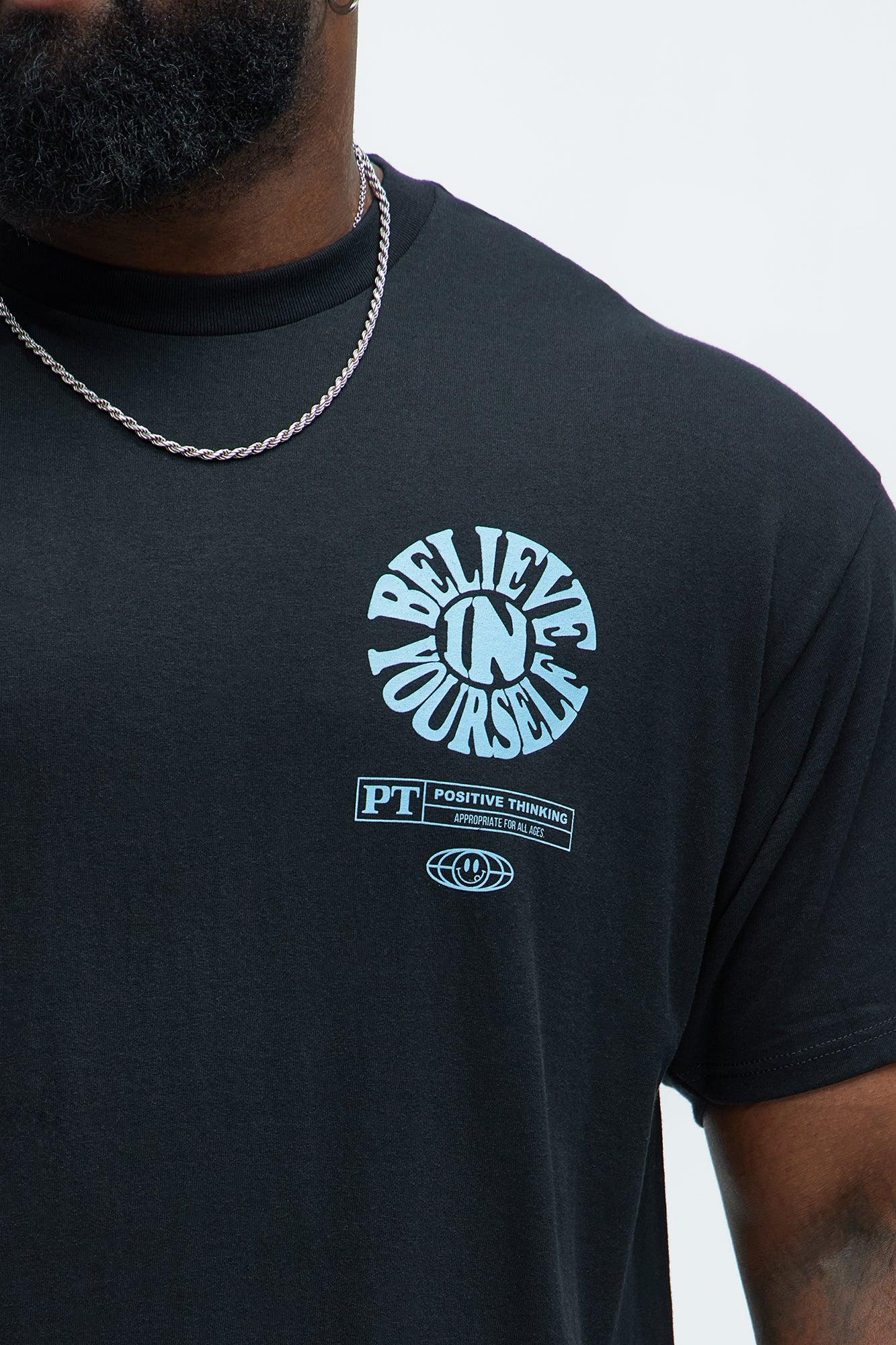 Always Believe In Yourself Short Sleeve Tee - Black Product Image