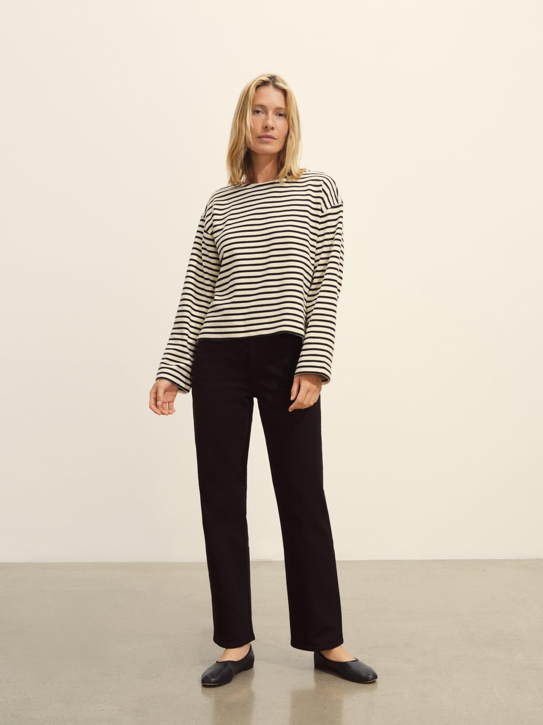 Natural/Black Stripe Mariner Catalina Tee Product Image