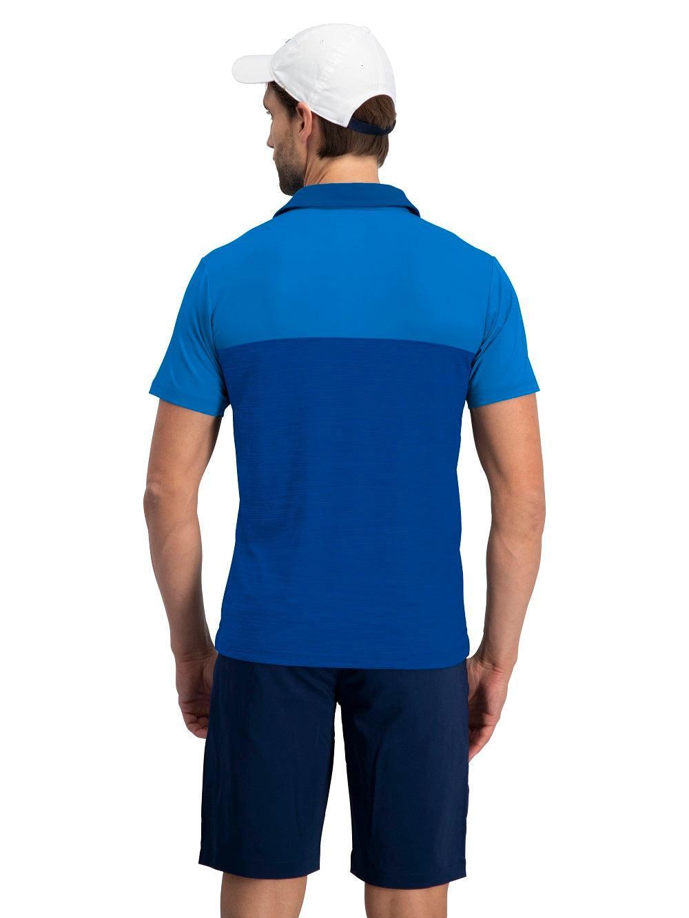 Three Sixty Six Men's Heathered Two-Tone Golf Polo Male Product Image