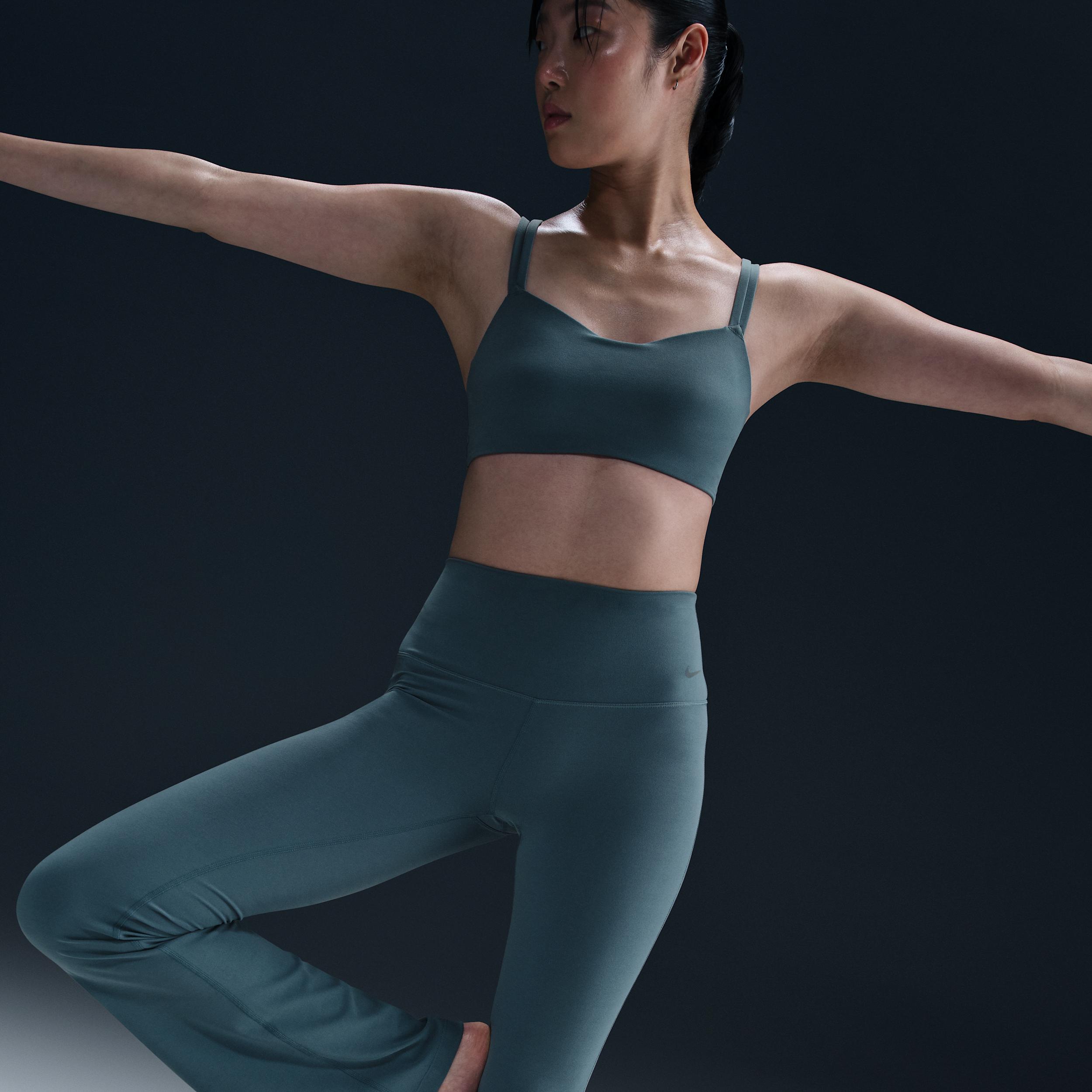 Nike Womens Zenvy High-Waisted Flared Leggings | FV7921-006 Product Image