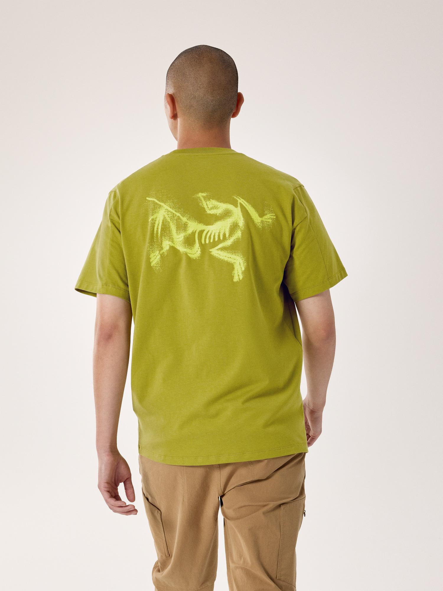 Kragg SL Cotton Blurred Bird Shirt SS Men's Product Image