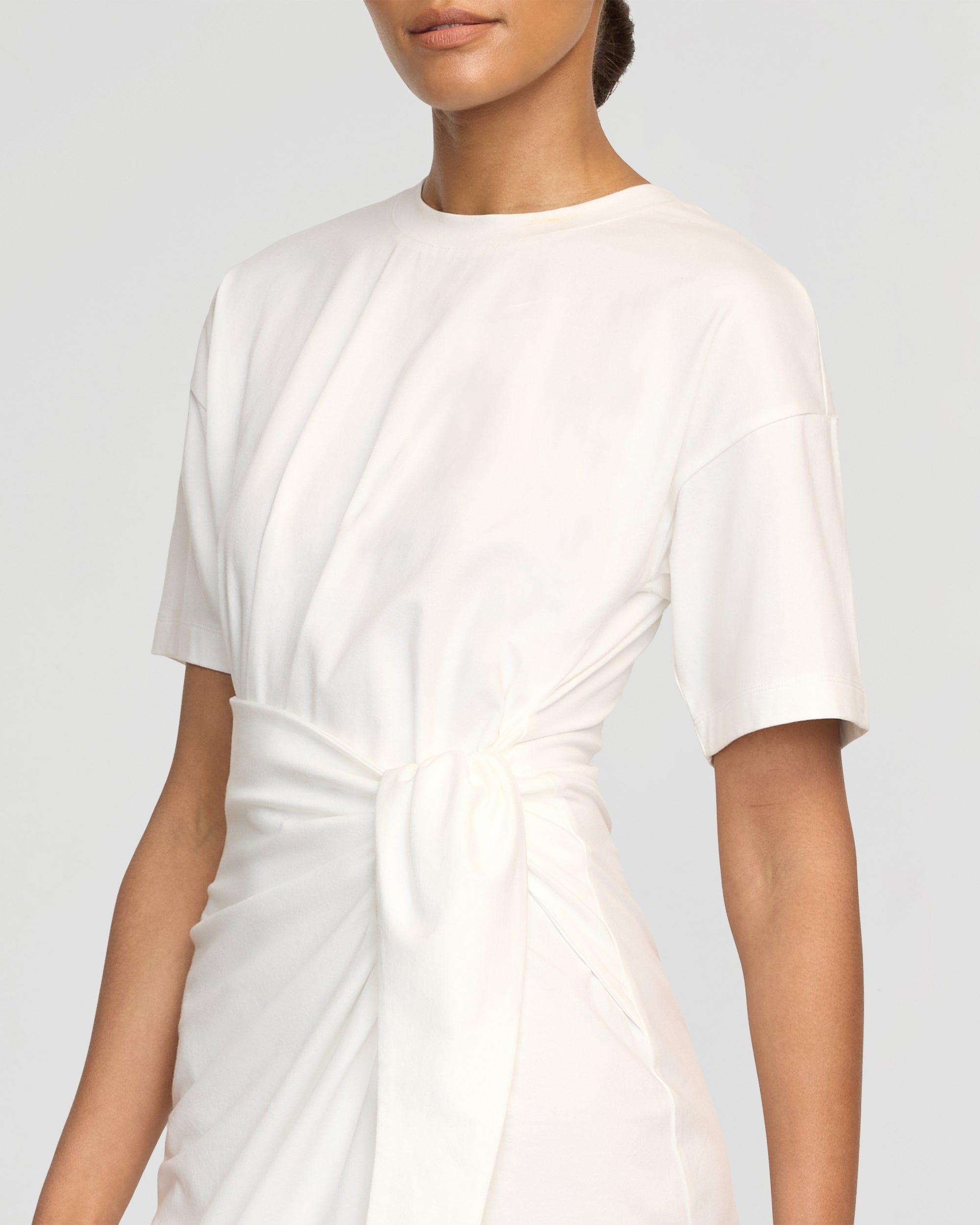 Fallon Organic Cotton T-Shirt Wrap Dress Product Image