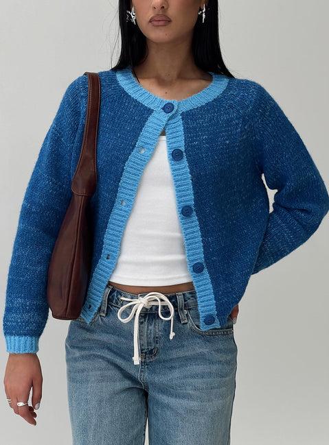 Oak Meadow Cardigan Blue Product Image