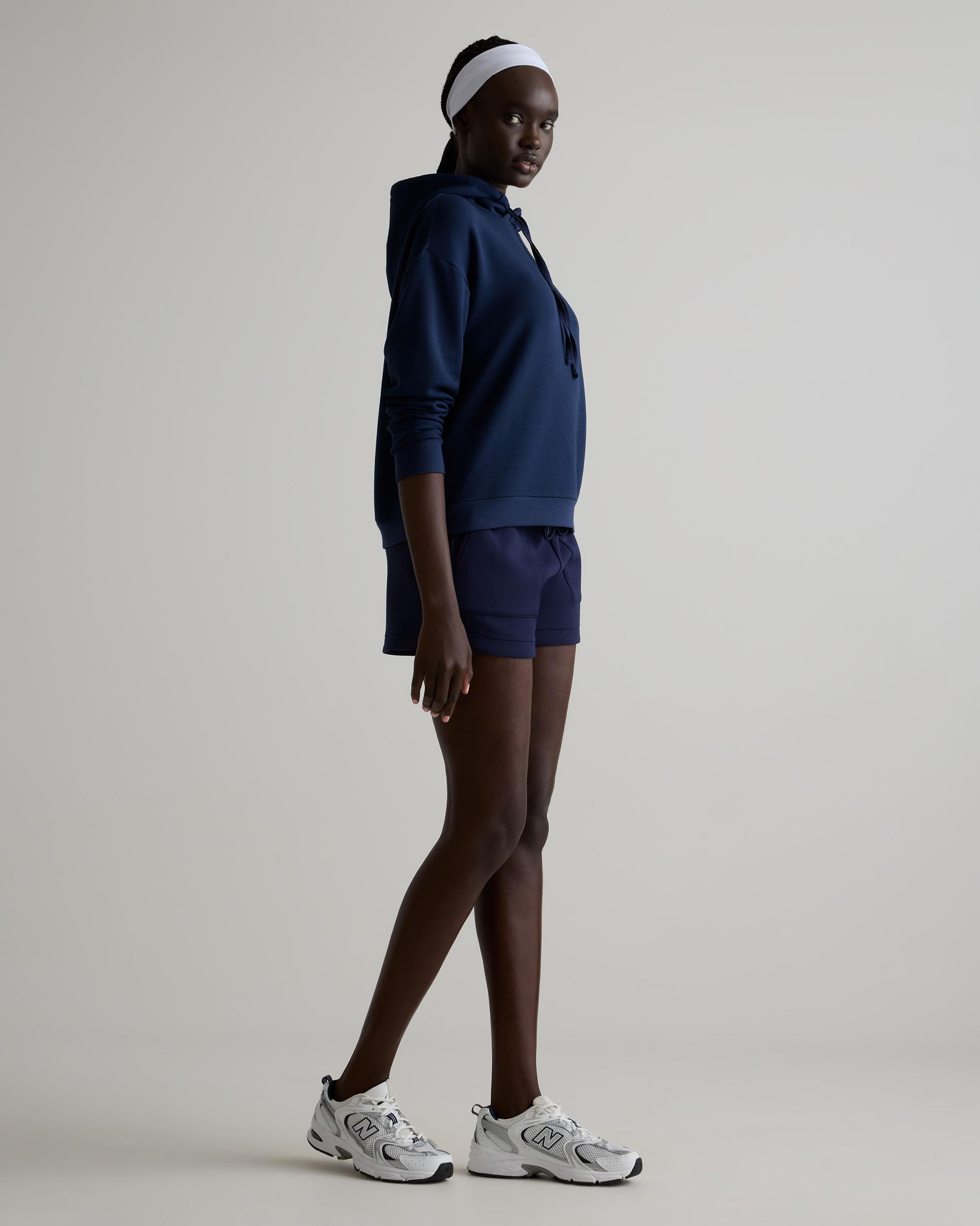 Quince | Women's SuperSoft Fleece Pullover Hoodie Sweatshirt Size XL, Lenzing Modal Product Image