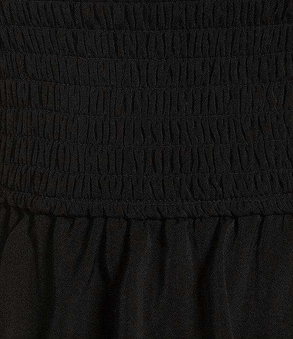 Allison & Kelly Long Sleeve Smocked Triple Tiered Dress Product Image