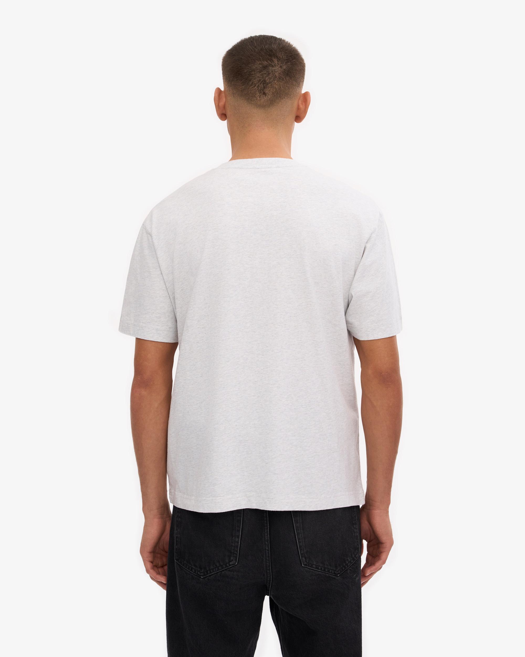 Oversized Organic T-Shirt - Snow Melange Product Image