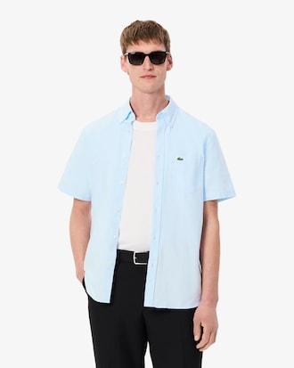 Regular Fit Short Sleeved Oxford Shirt Product Image
