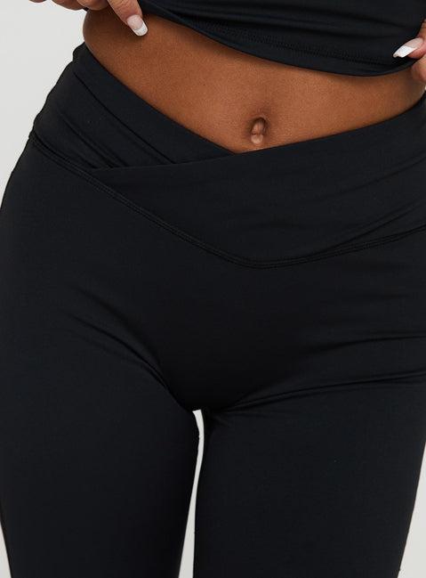 Sunday Session Active Flare Leg Pant Black Product Image