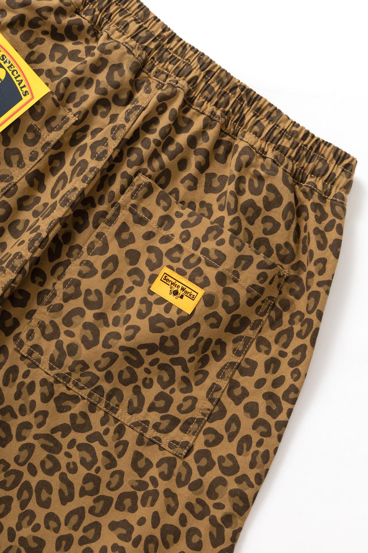 Patterned Chef Shorts - Leopard Product Image