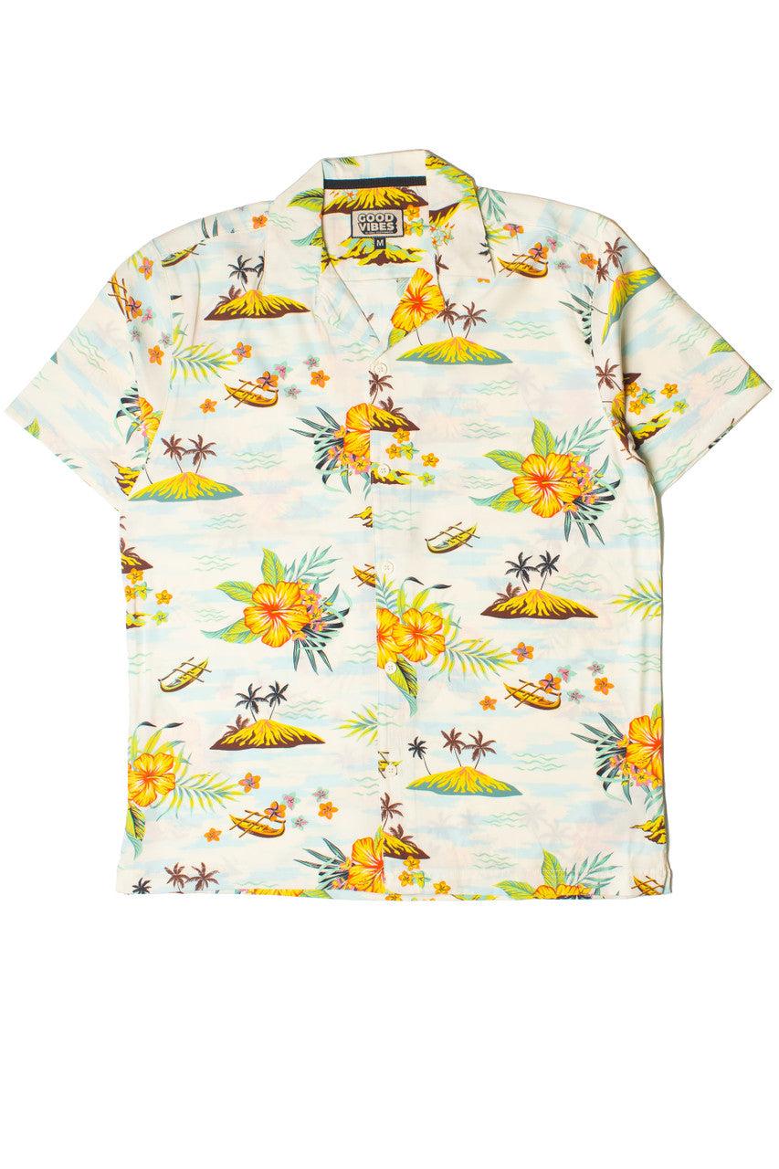 Hibiscus Oasis Hawaiian Shirt Product Image
