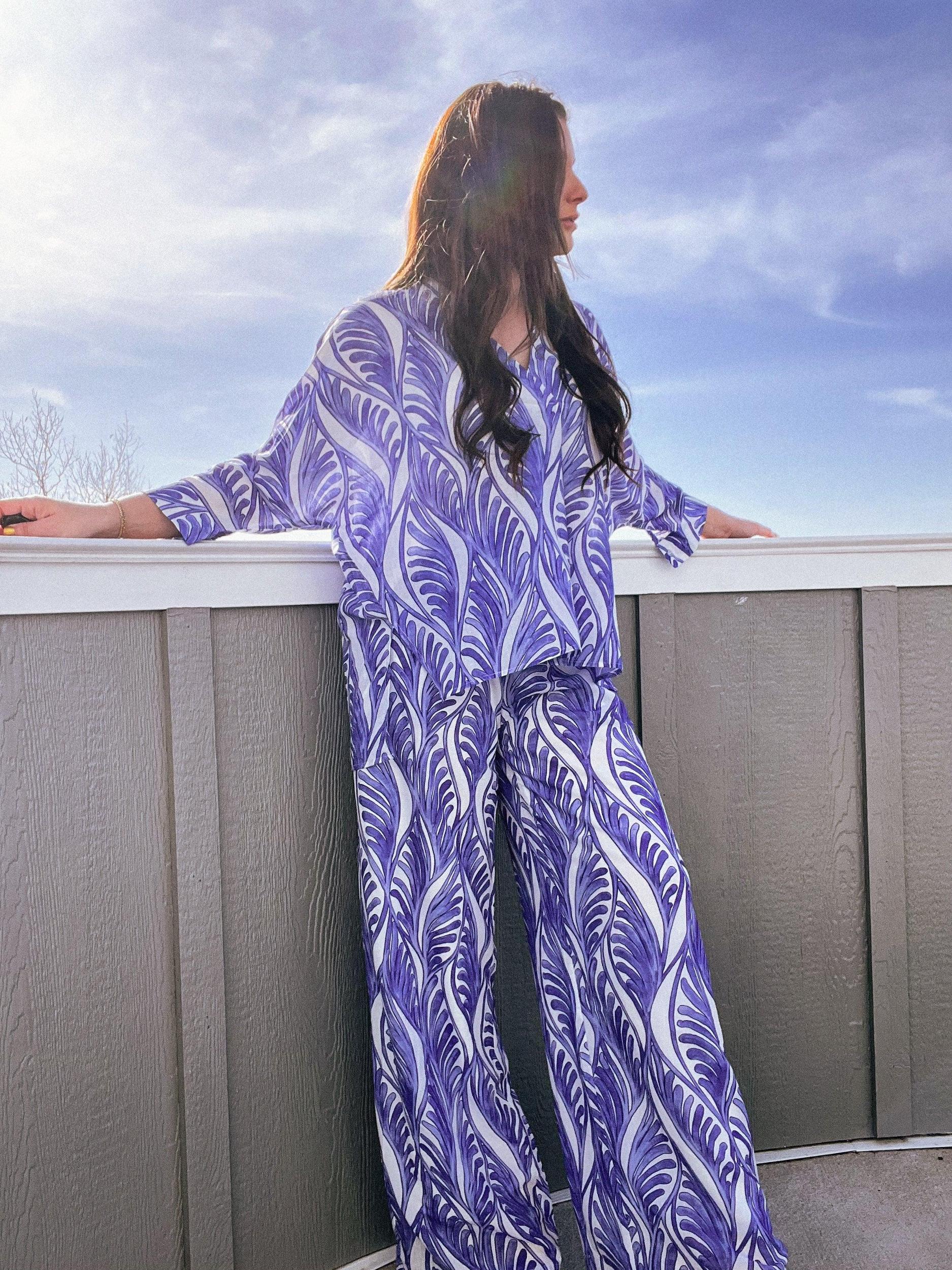 Mykonos Palms Pants Product Image