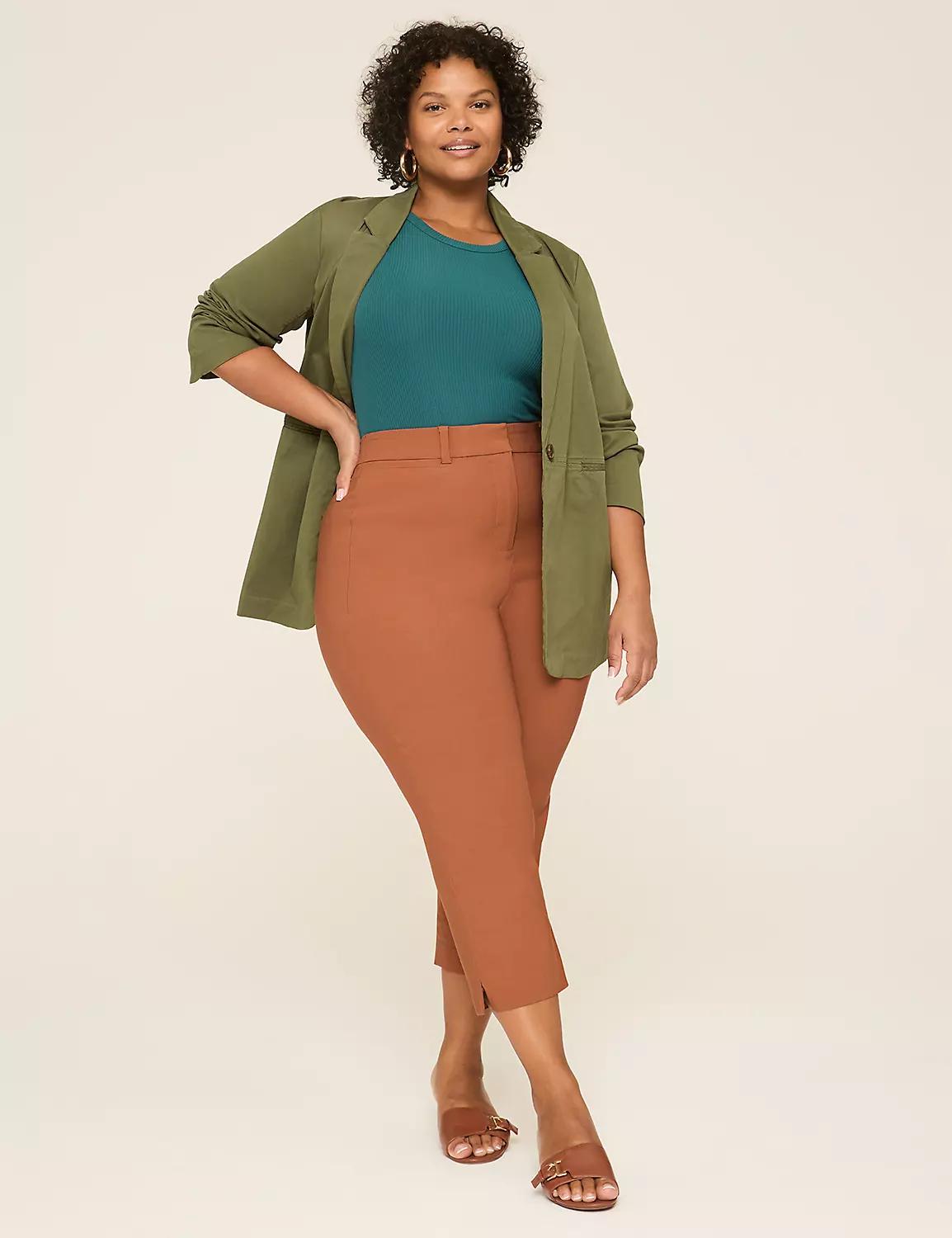 High-Neck Rib Tank Product Image