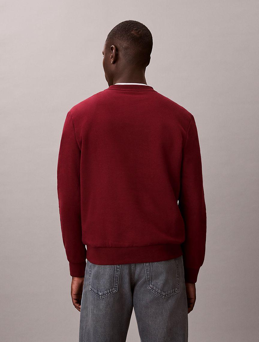 Monologo Fleece Crewneck Sweatshirt Product Image