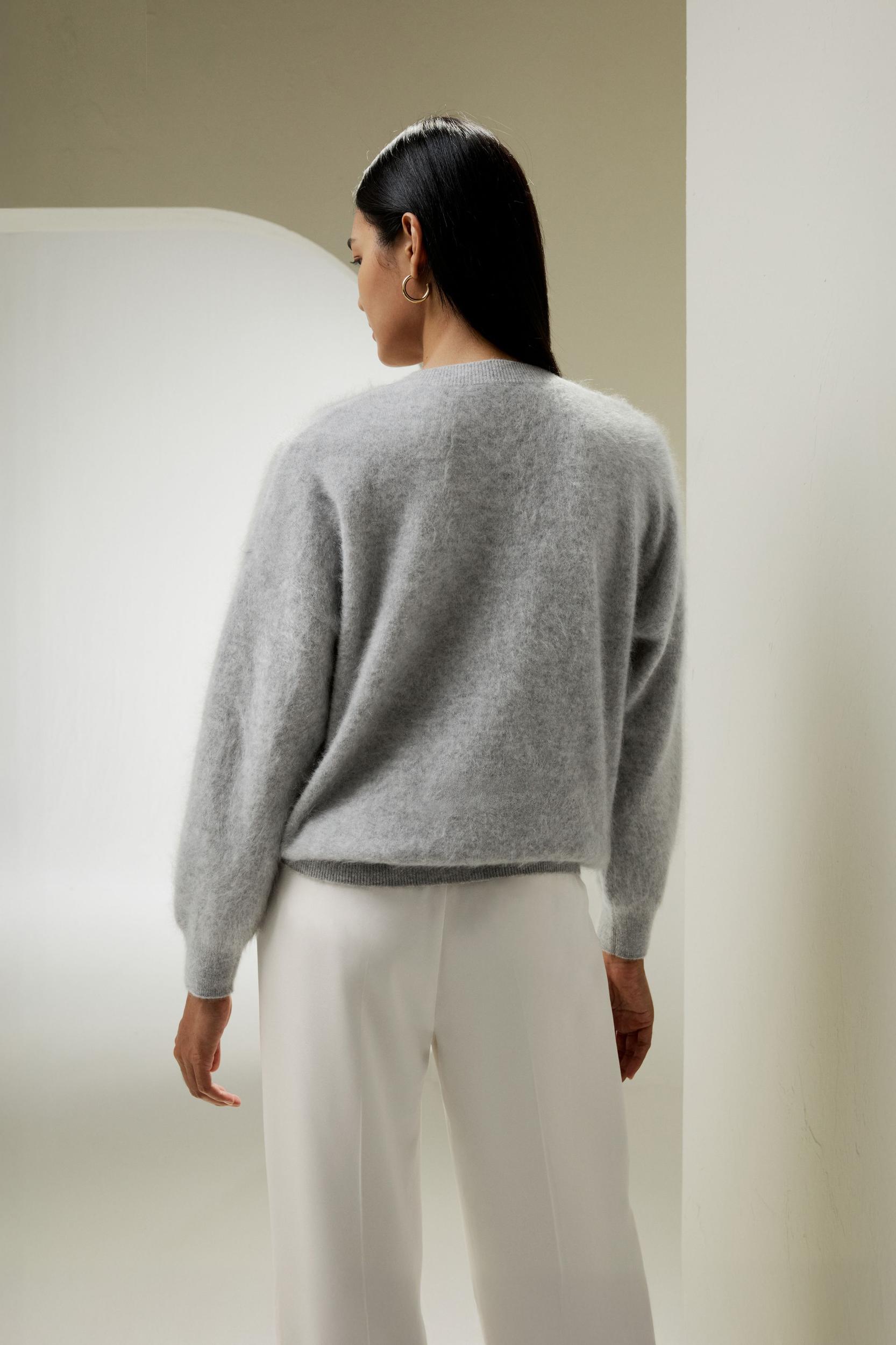 Brushed Cashmere Pullover Sweater Product Image
