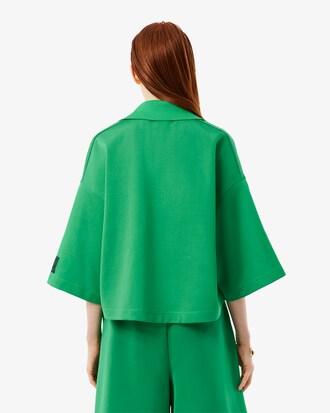 Runway Boxy Polo Collar Sweatshirt Product Image