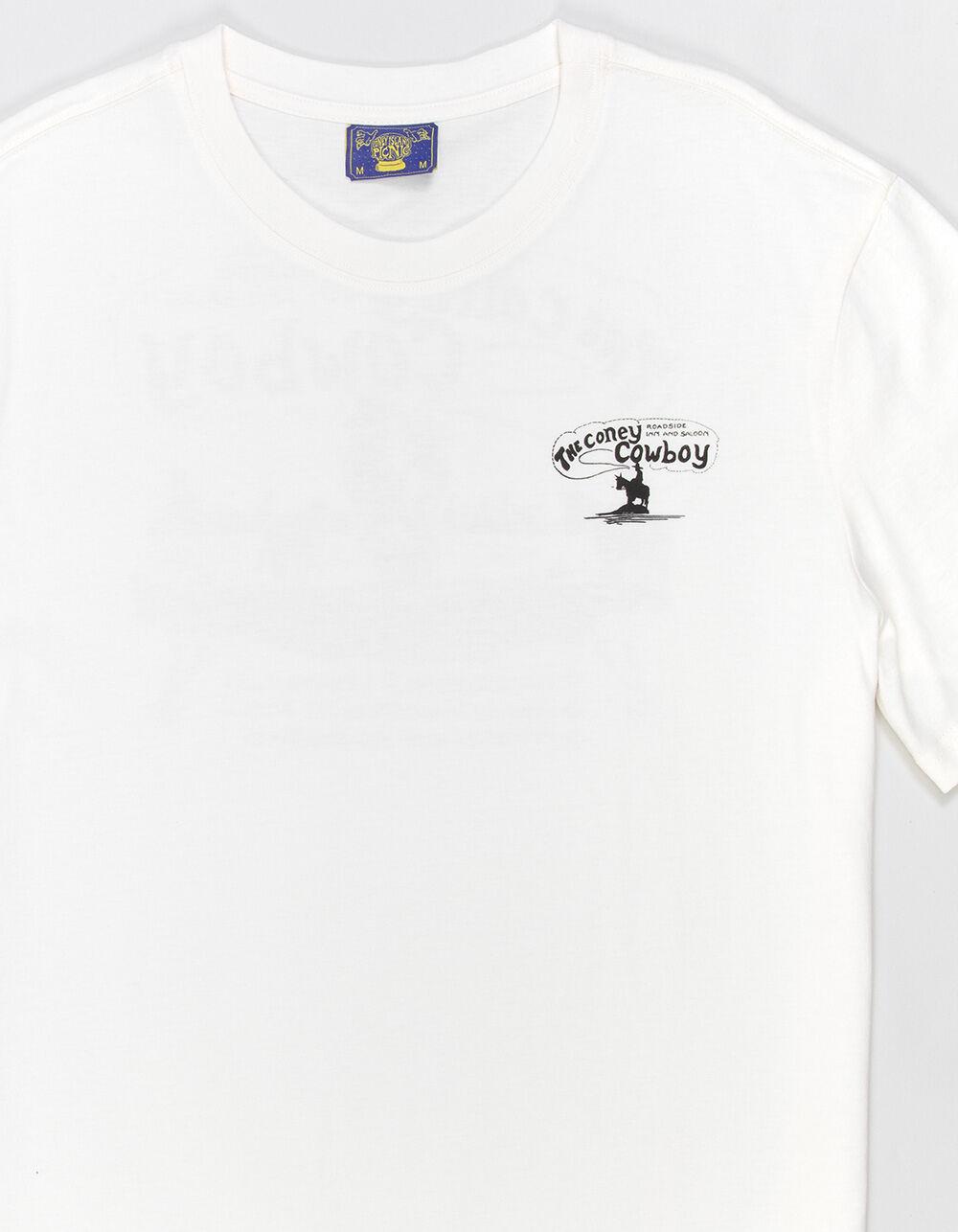 CONEY ISLAND PICNIC Coney Cowboy Mens Tee - WHITE Product Image