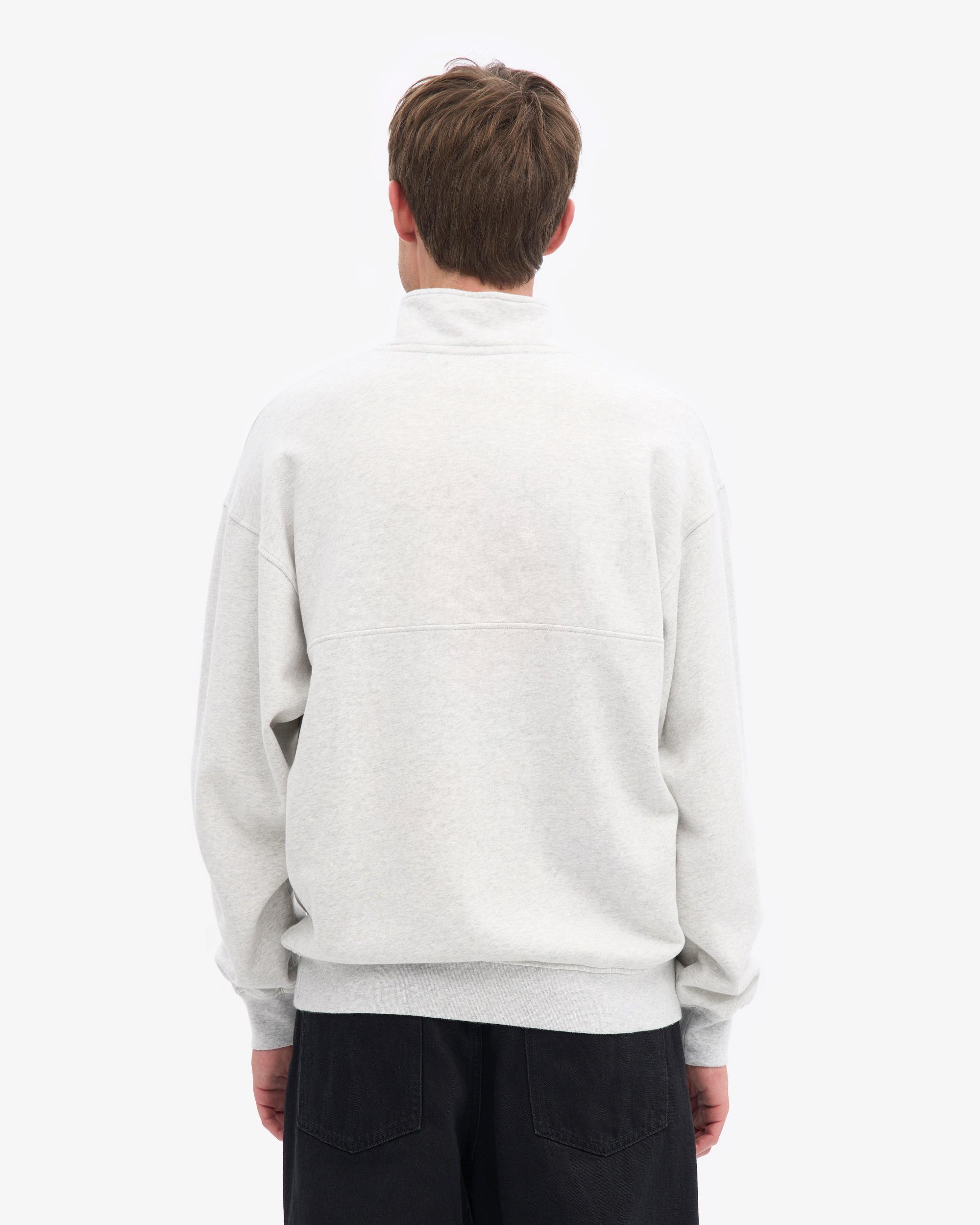 Organic Quarter Zip - Snow Melange Product Image