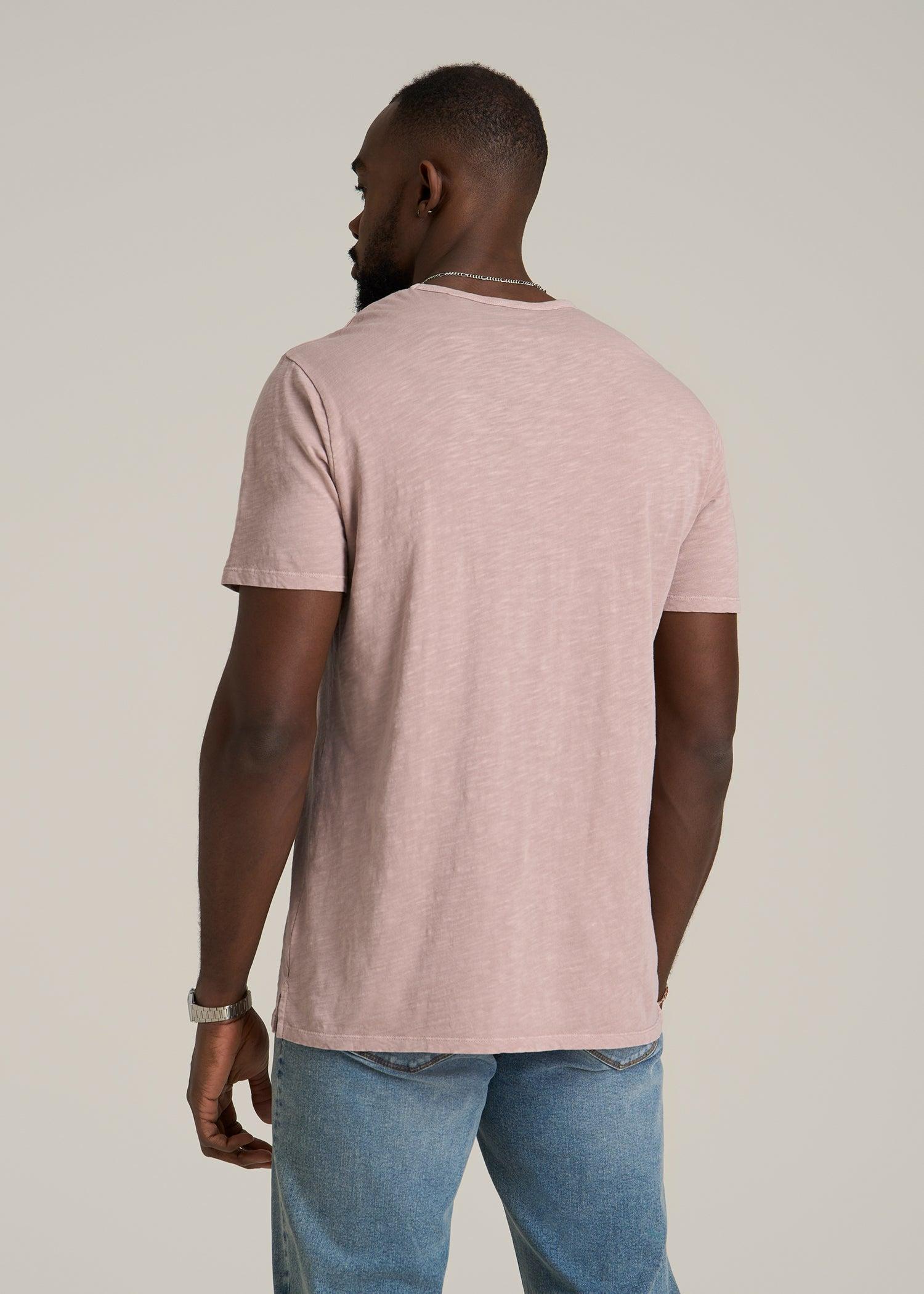 REGULAR-FIT Slub Tee for Tall Men in Desert Rose Male Product Image
