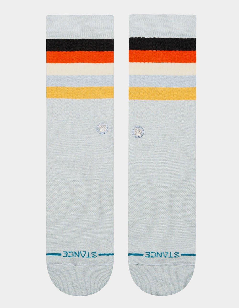 STANCE Maliboo Mens Crew Socks - LT BLUE/WHITE Product Image