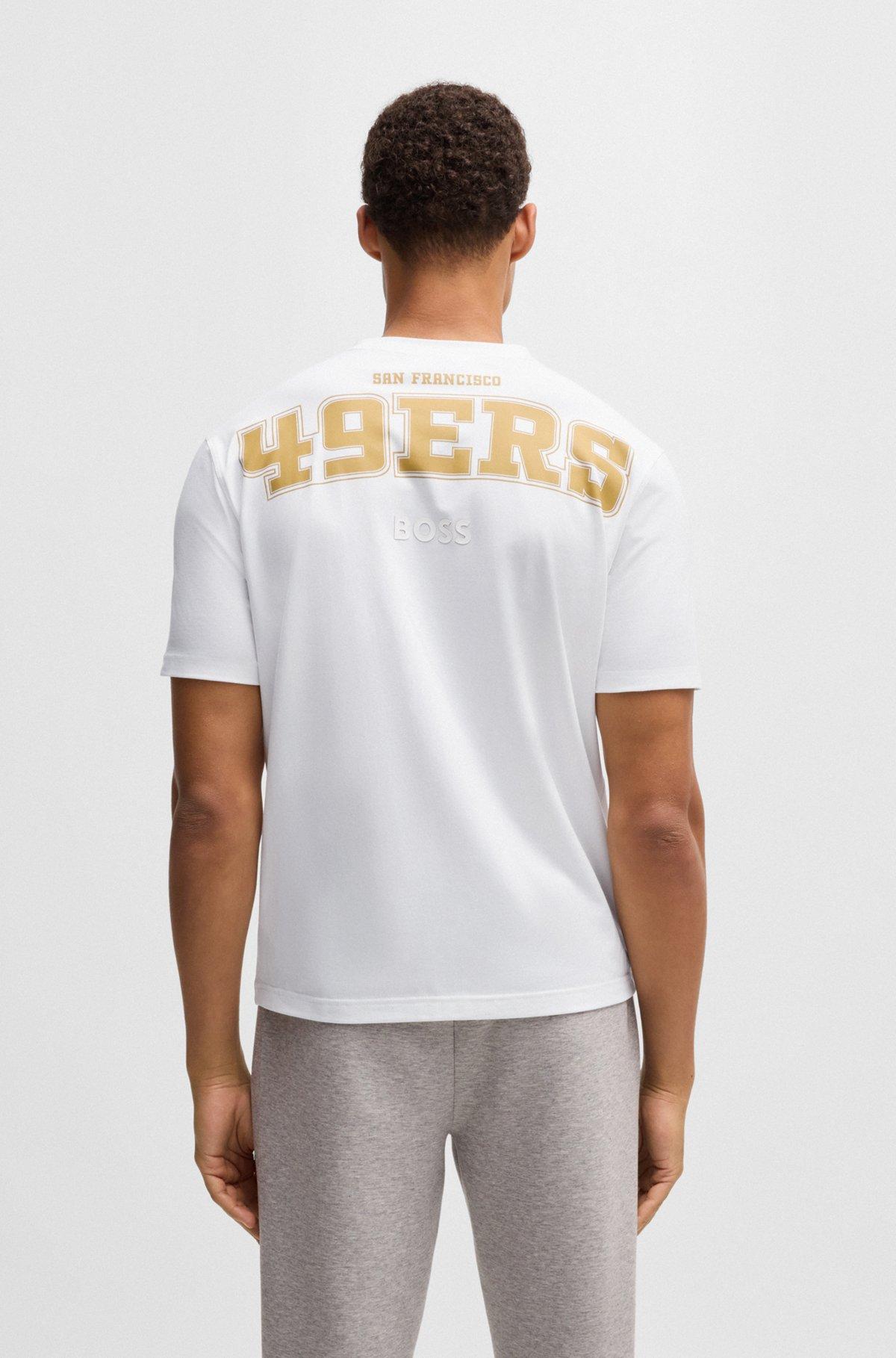 BOSS x NFL stretch-cotton T-shirt with special branding Product Image