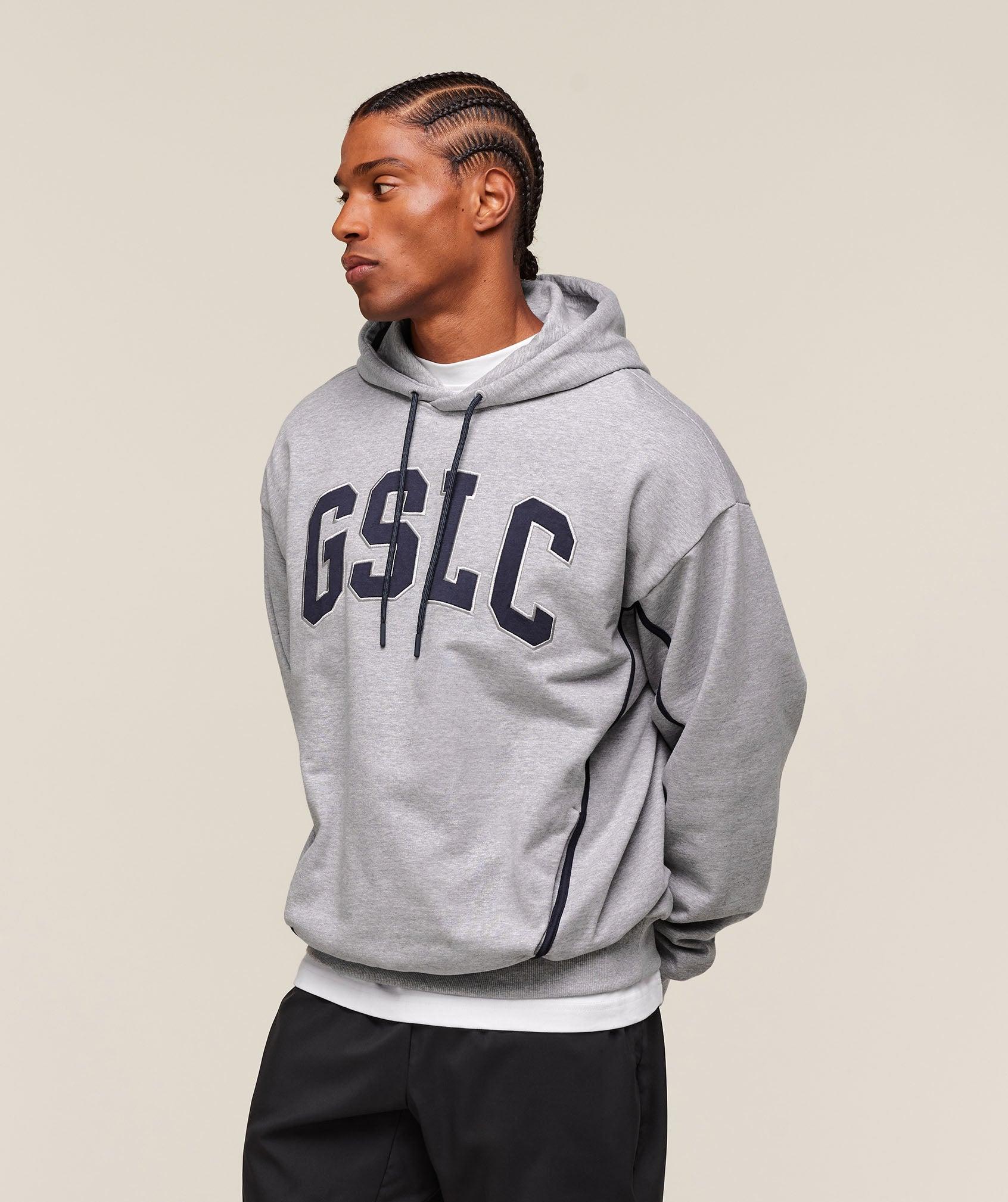 Gymshark GSLC Hoodie - Light Grey Core Marl Male Product Image