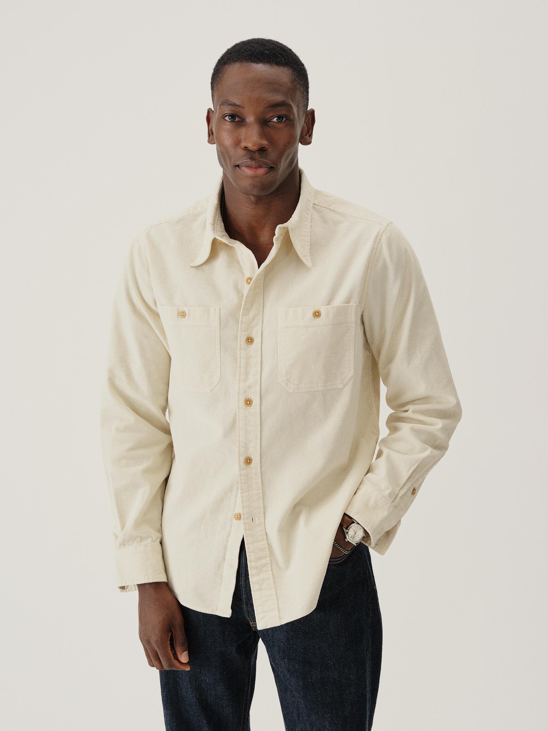 Dried Wheat Craftsman Corduroy Station Workshirt Product Image