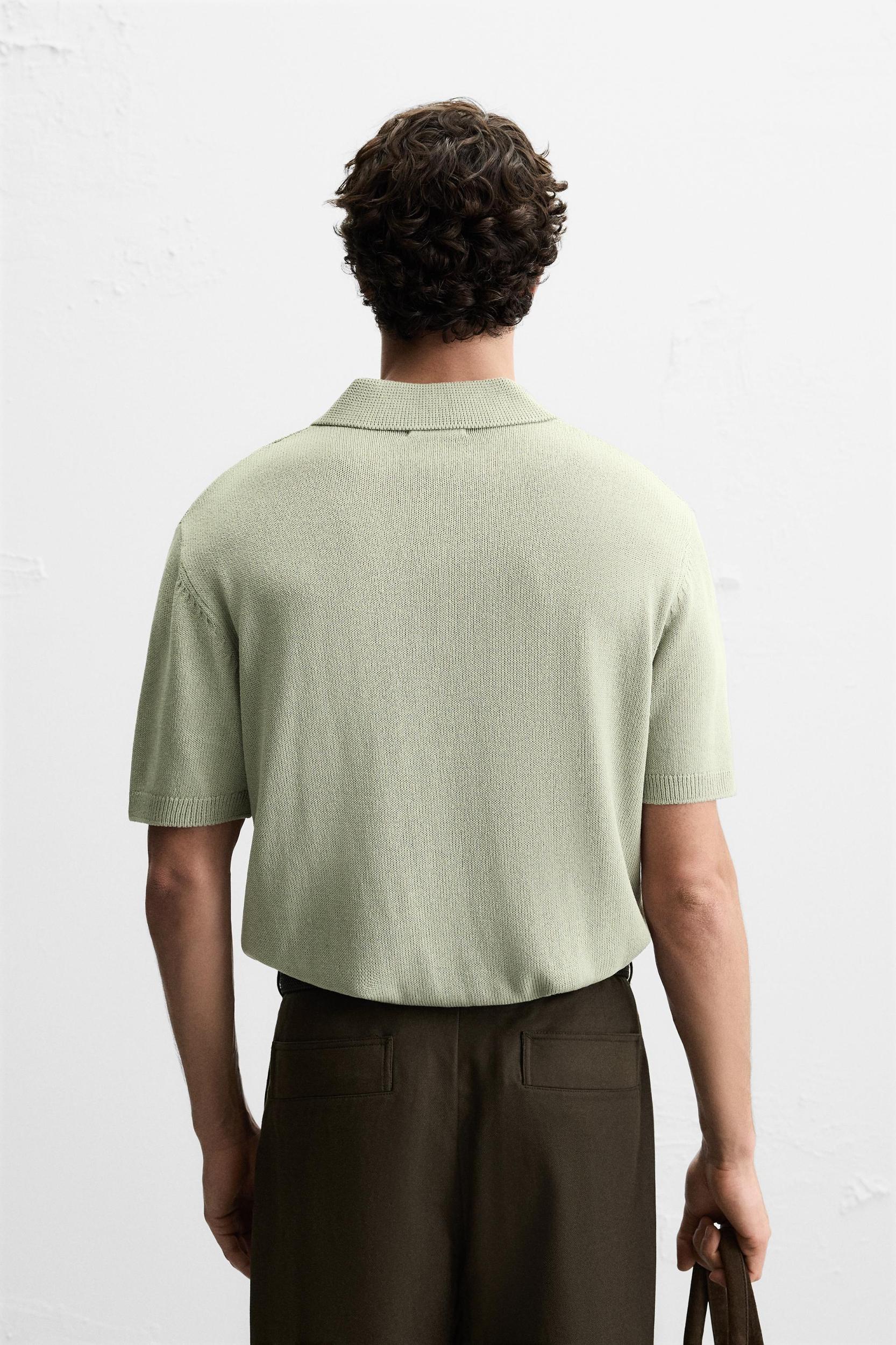 TEXTURED KNIT POLO Product Image