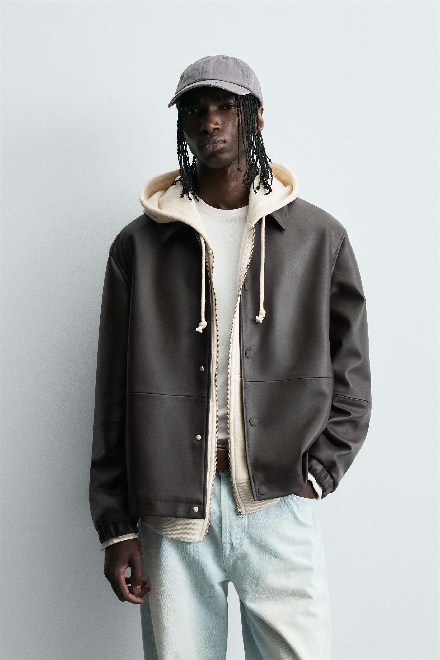 FAUX LEATHER JACKET Product Image