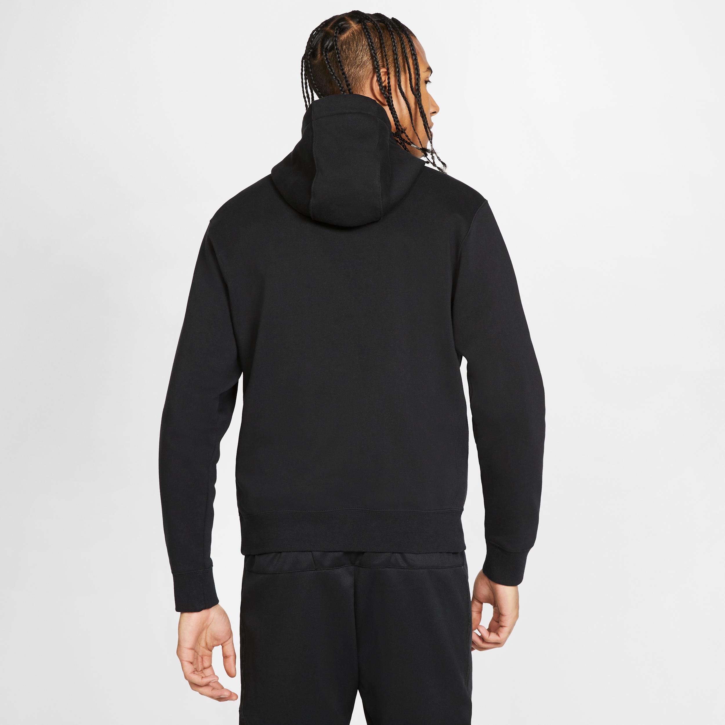Mens Nike Sportswear Club Fleece Full-Zip Hoodie | BV2645-010 Product Image