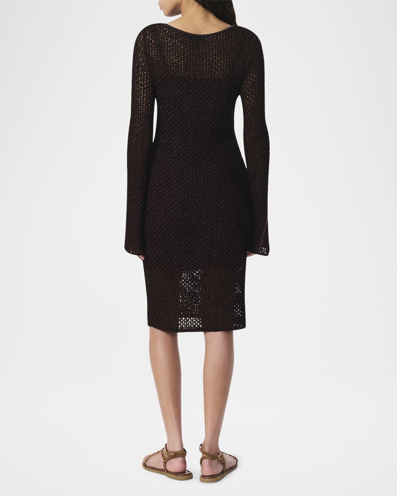 Ellie Long-Sleeve Midi Dress Product Image
