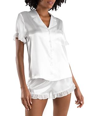 In Bloom by Jonquil Alice Satin Shortie Pajama Set Product Image