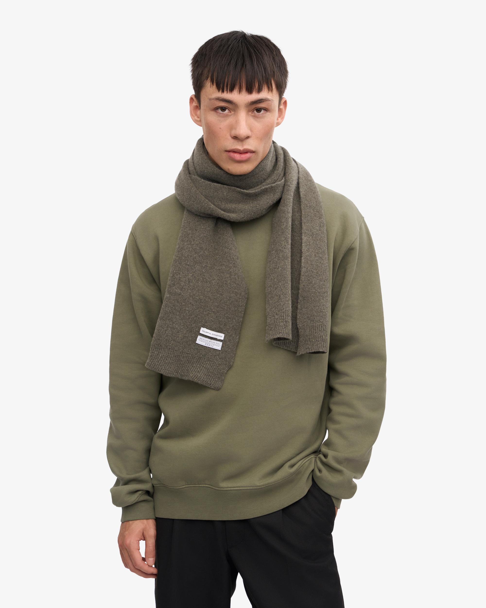 Merino Wool Scarf - Dusty Olive Product Image