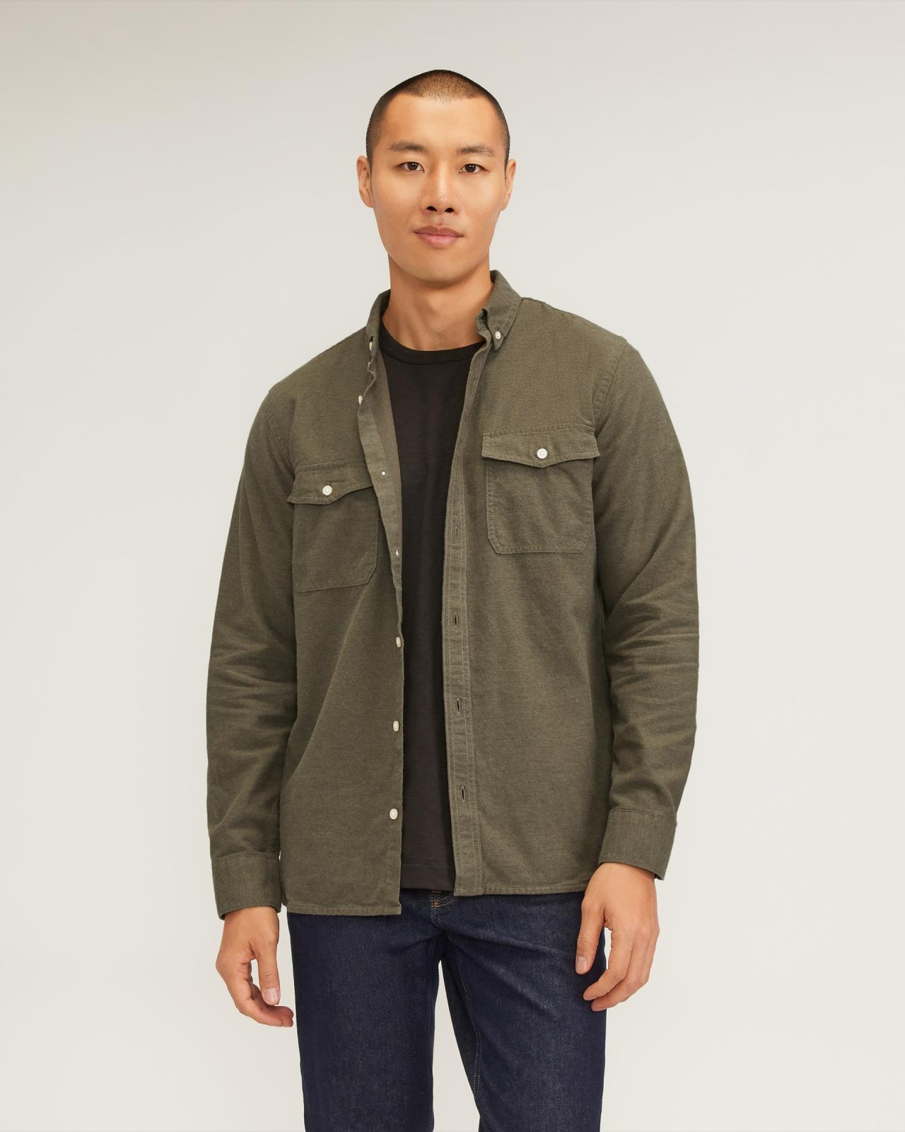 Mens Brushed Flannel Shirt by Everlane Product Image