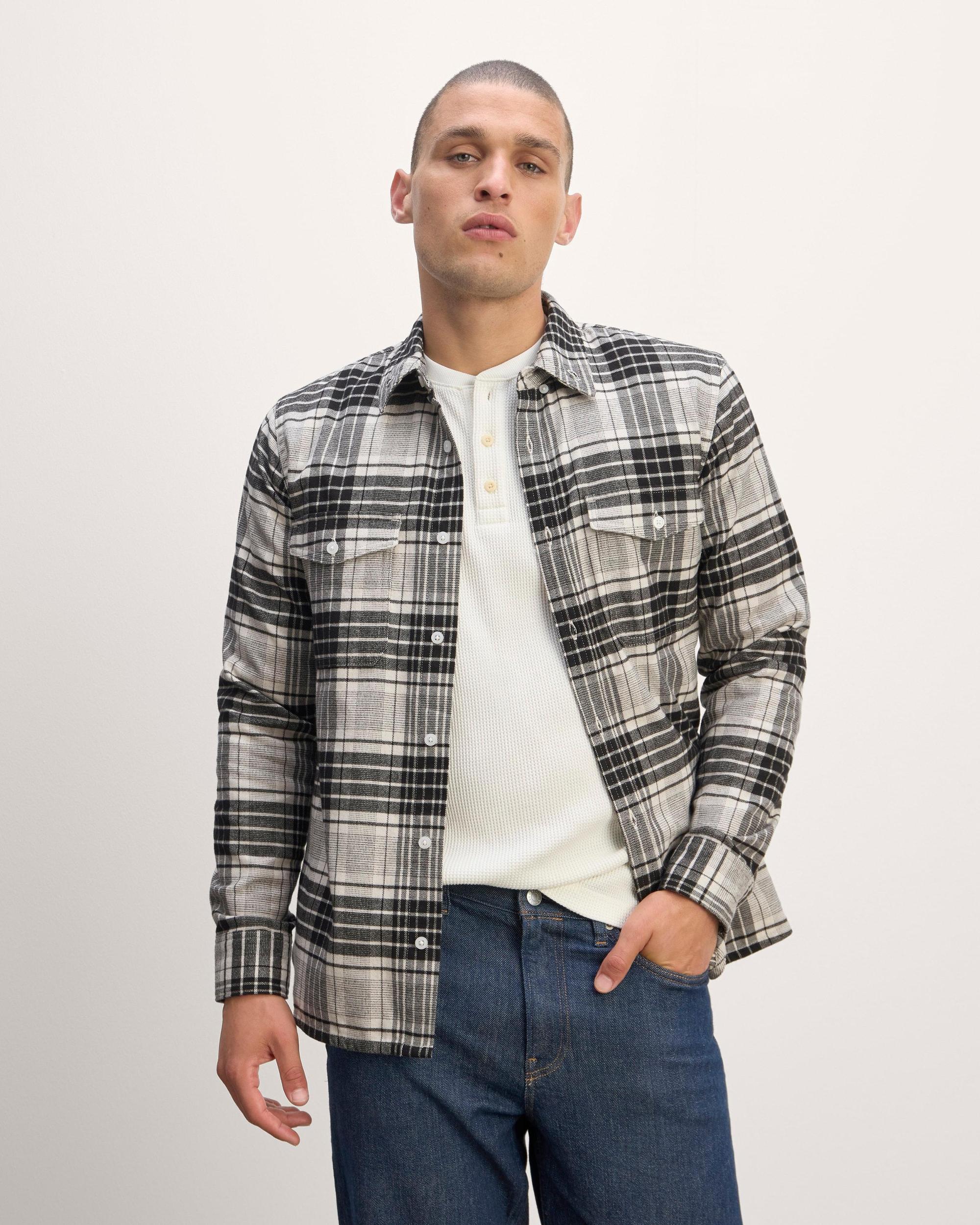 Mens Brushed Flannel Shirt by Everlane Product Image