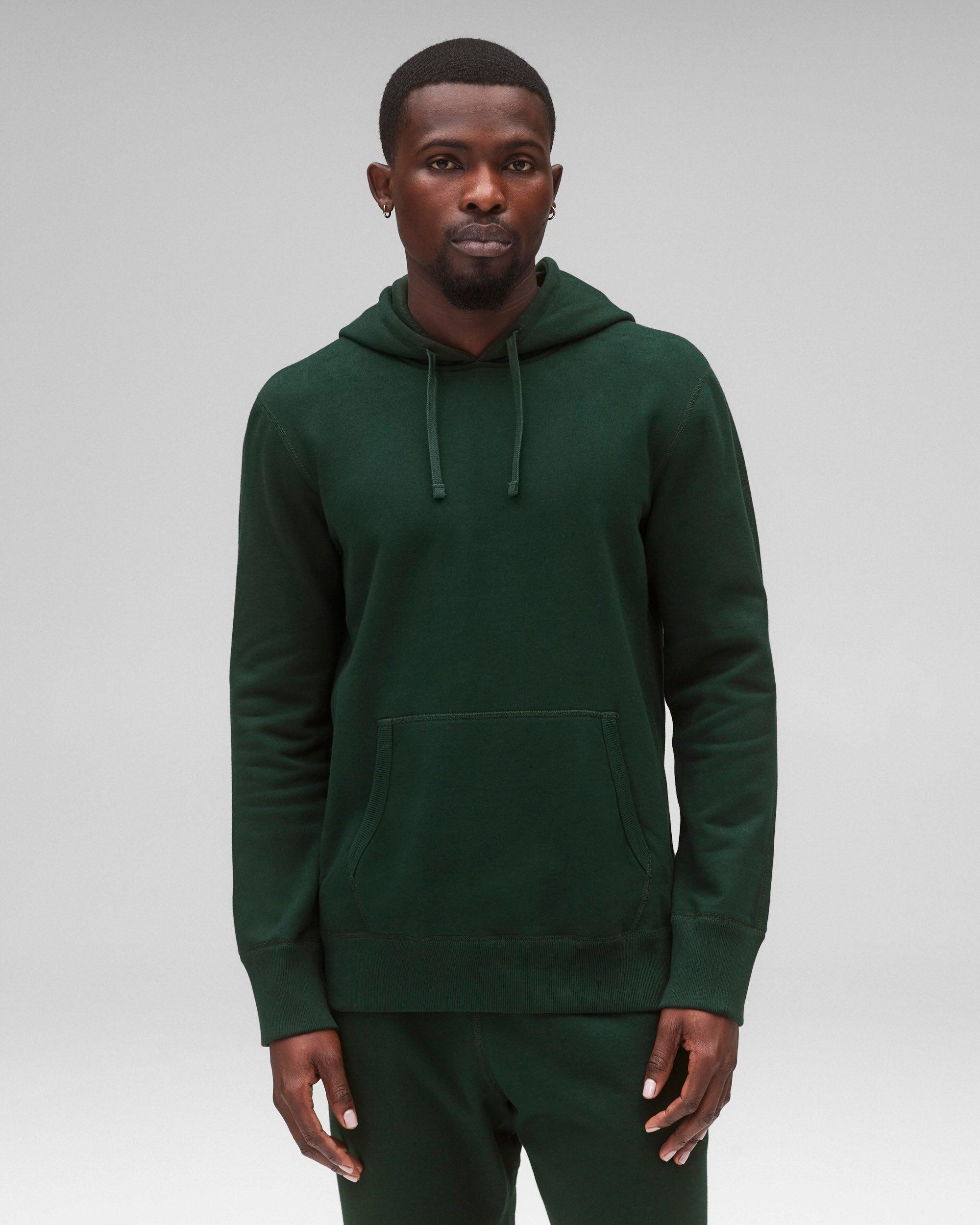 Midweight Terry Slim Hoodie Male Product Image